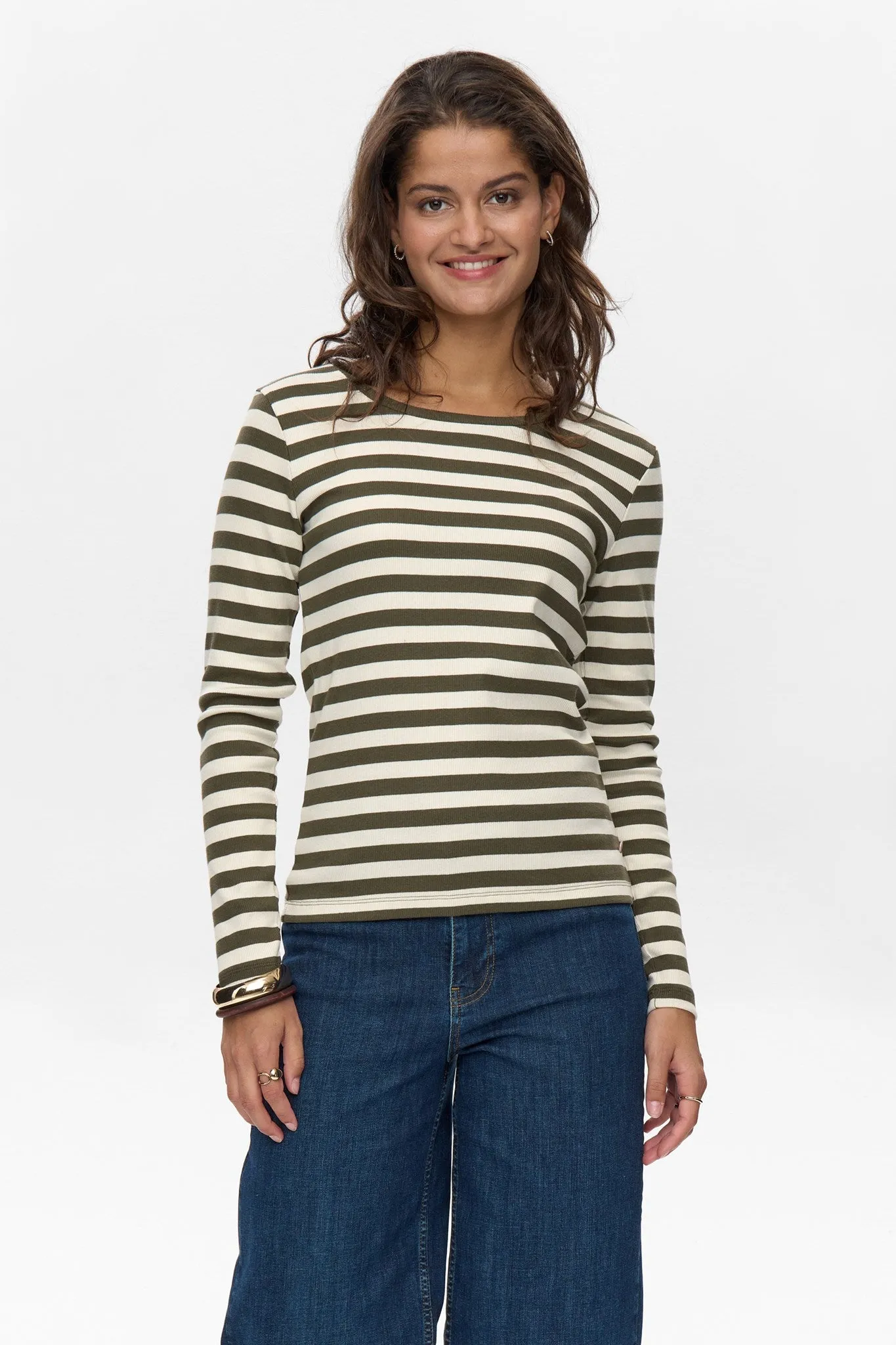 NUMIXIE LS T-SHIRT - GOTS - Grape leaf FlexibleWaistband Stylish Dress