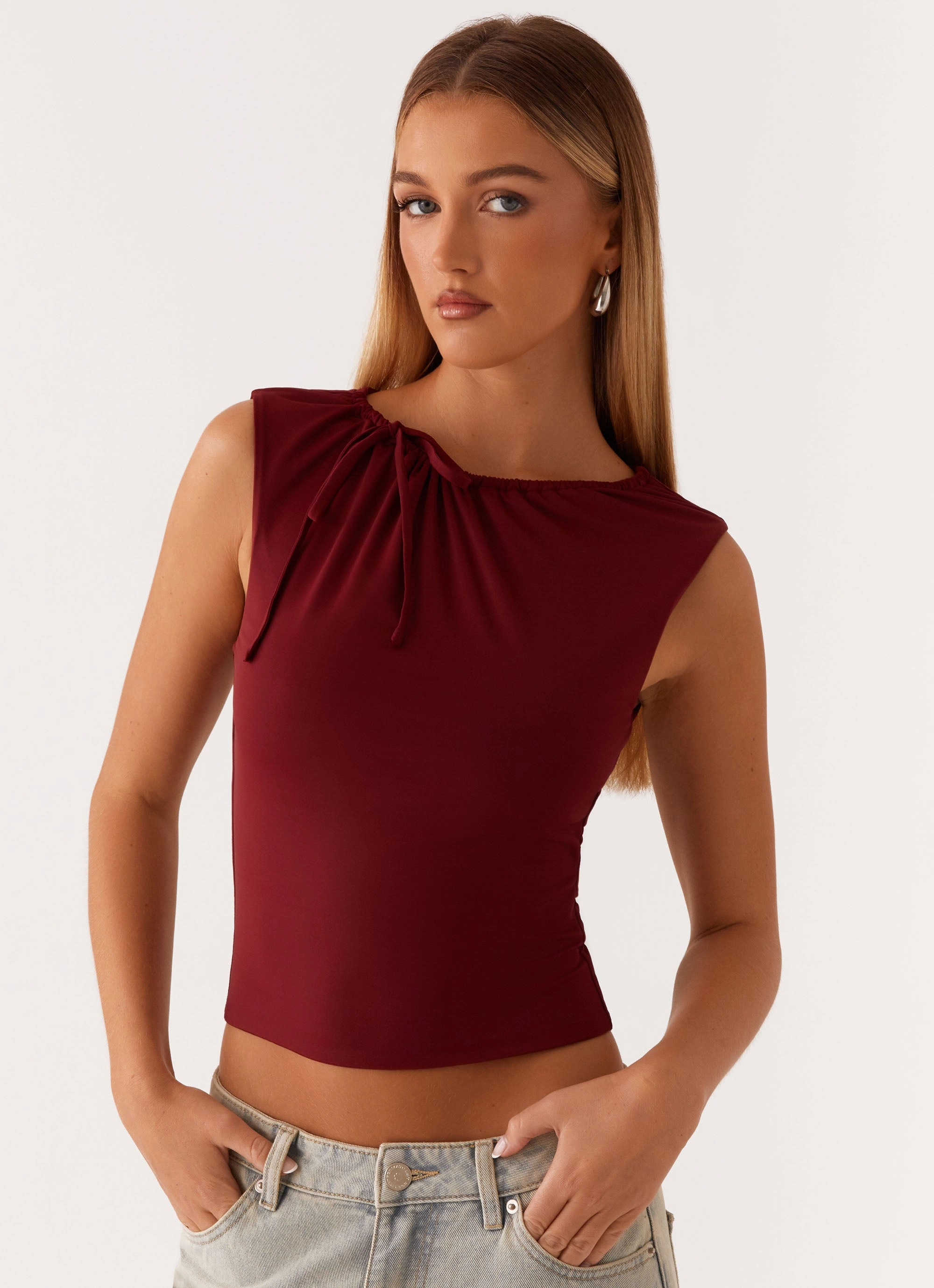 Hypoallergenic fabric Darlee Tank Top - Mulberry