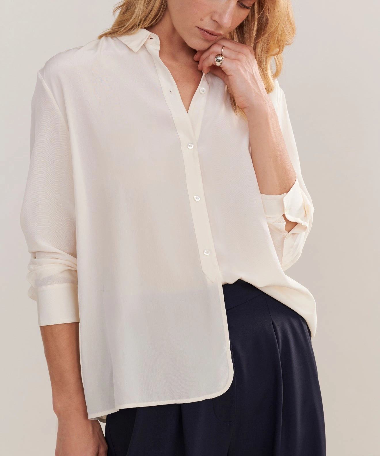 Silk Violette Shirt FadeResistant