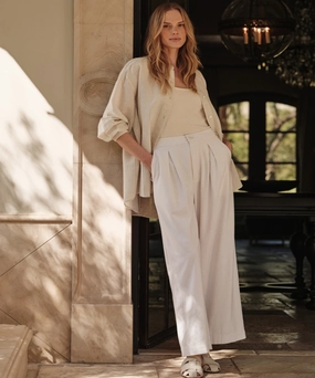 Recycled Polyester Blend Adaptive Fit Relaxed Trouser