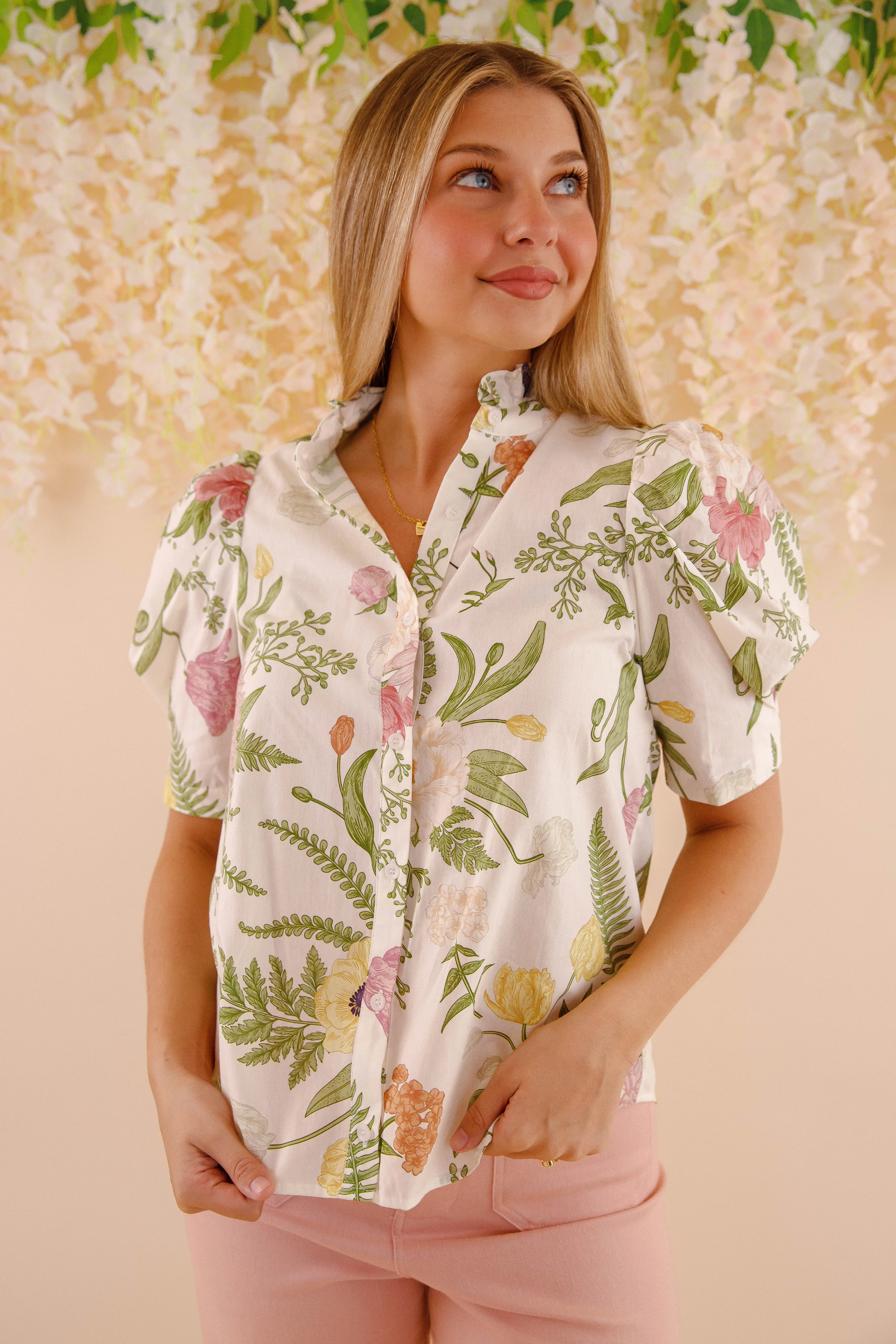 RESTOCK: When Friendship Blooms Blouse AbrasionResistant Finish Zero Waste Cut Pattern
