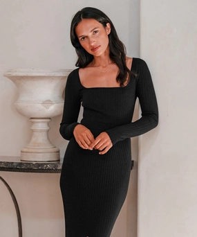 Ribbed Long-Sleeve NonRestrictiveCut