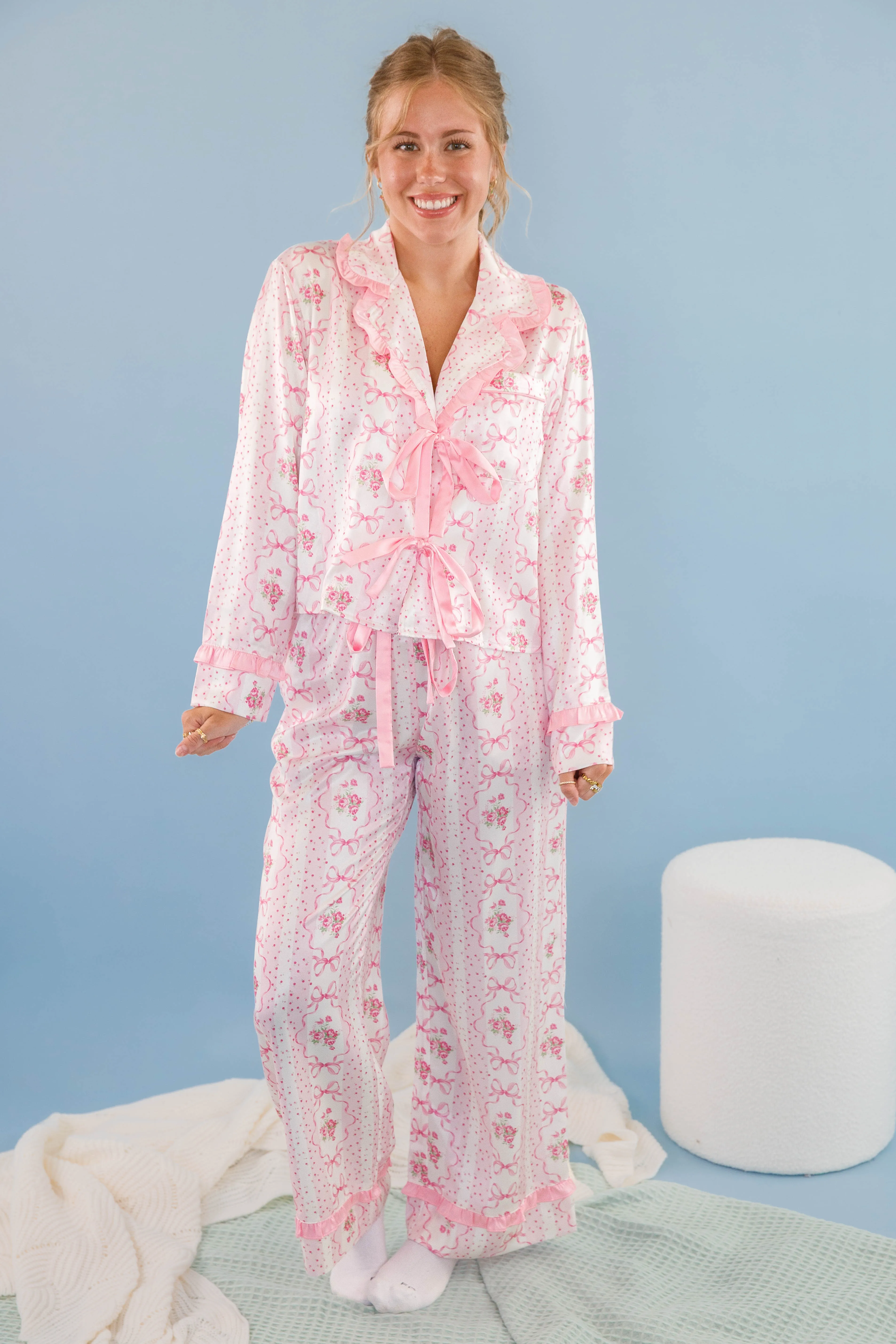 Rom-Com Marathon Pajama Top MicrofiberTech