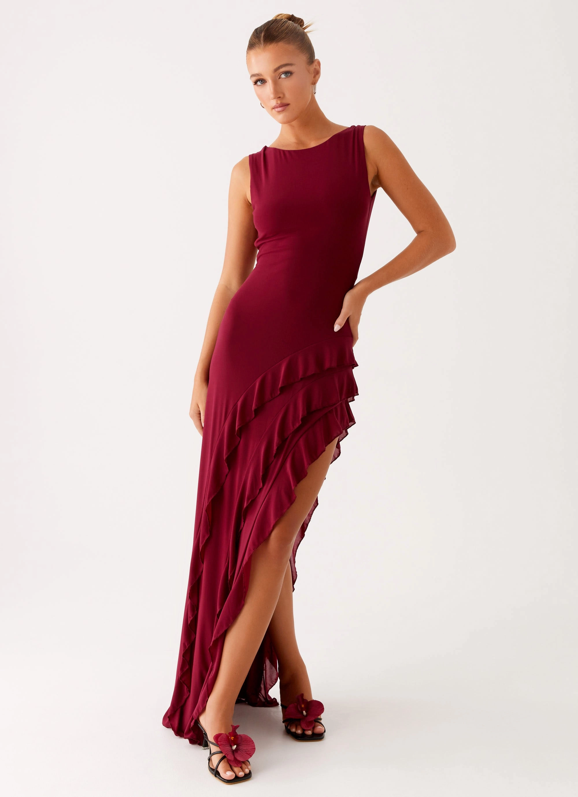 Durable-Fabric Hendrix Maxi Dress - Raspberry Wine
