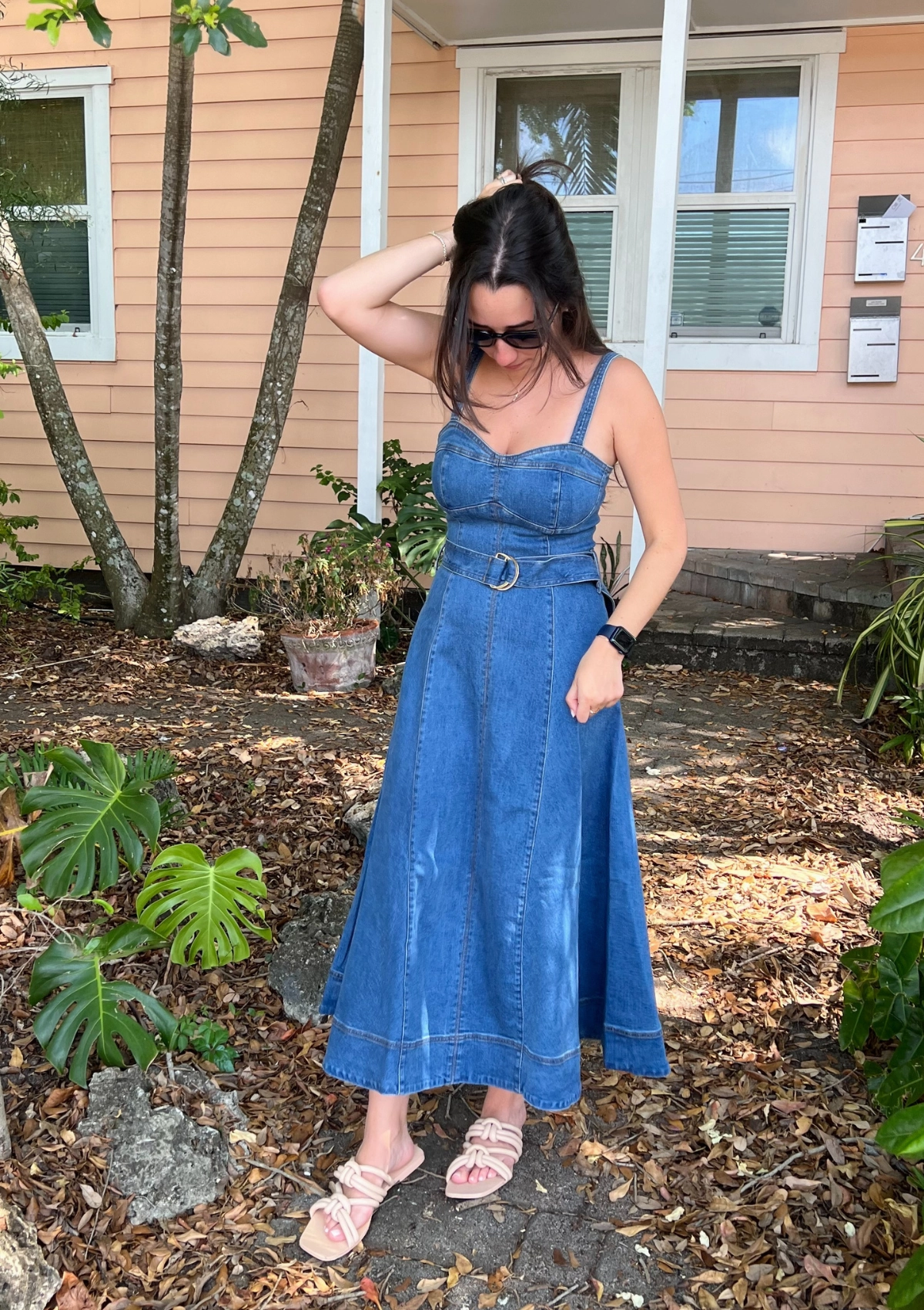 Rosanne Midi Denim Dress Perfect Layers