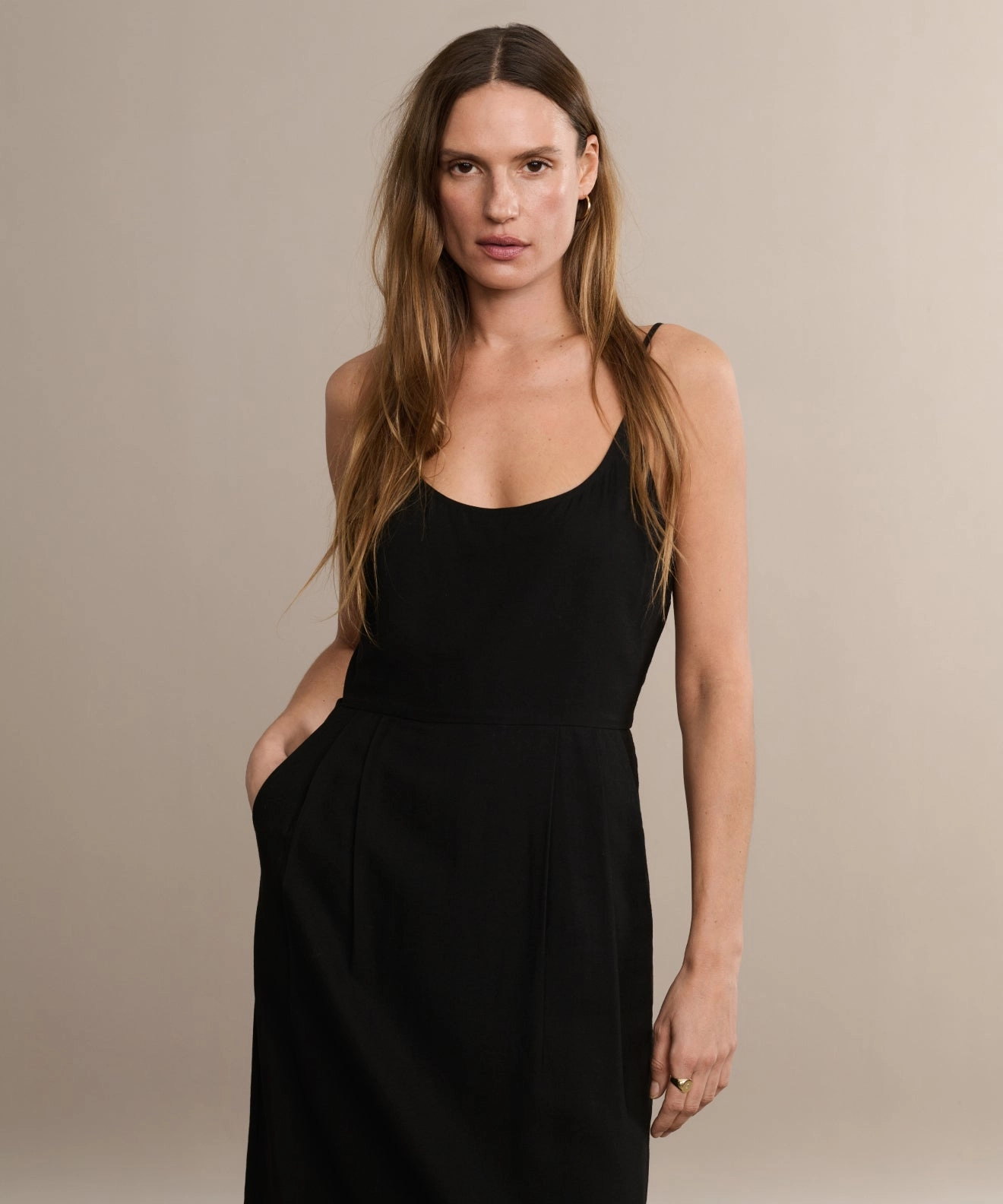 Bohemian-Style Embroidered-Sleeve Rove Dress