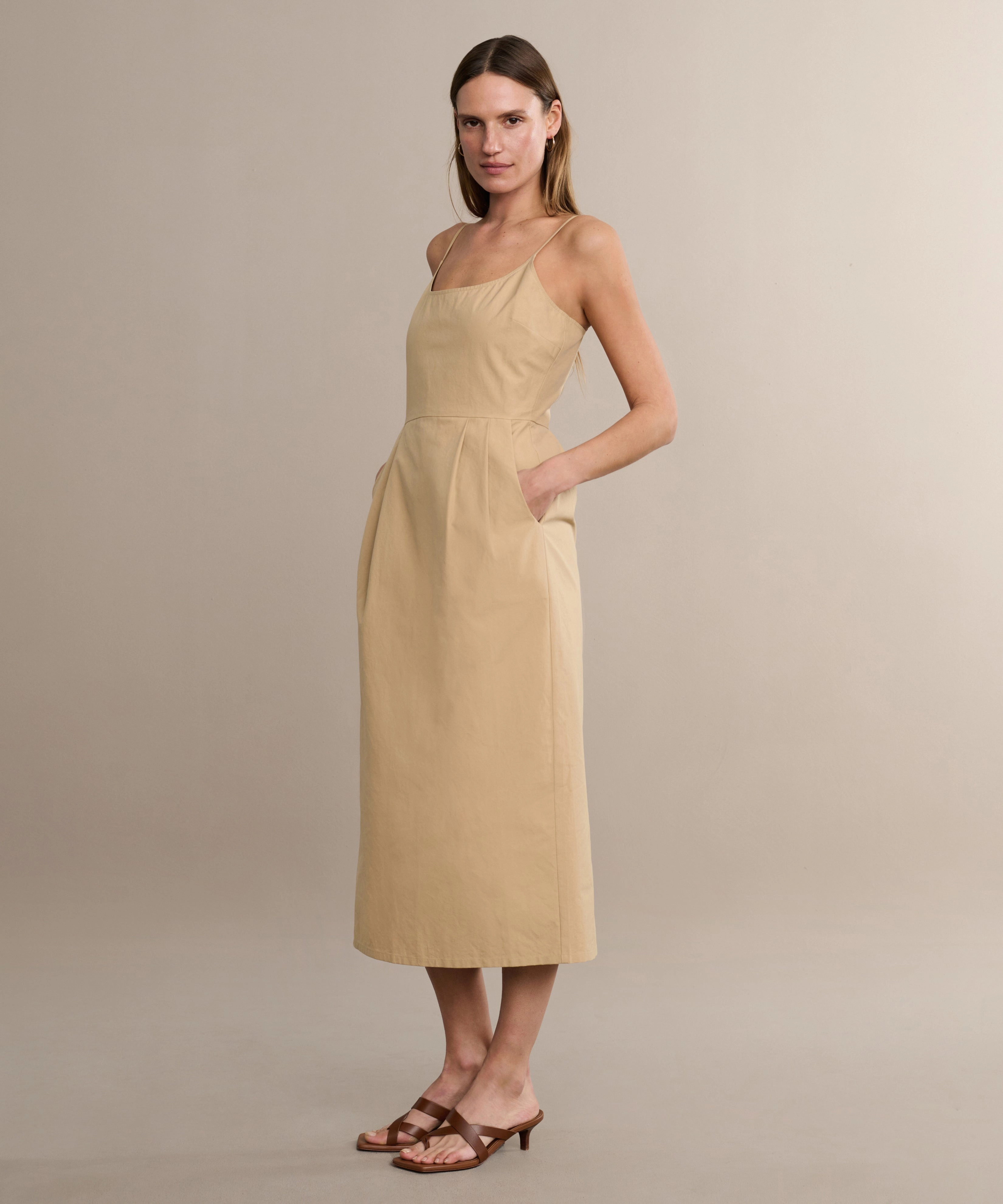 Rove Dress Clean Aesthetic Silky Drape