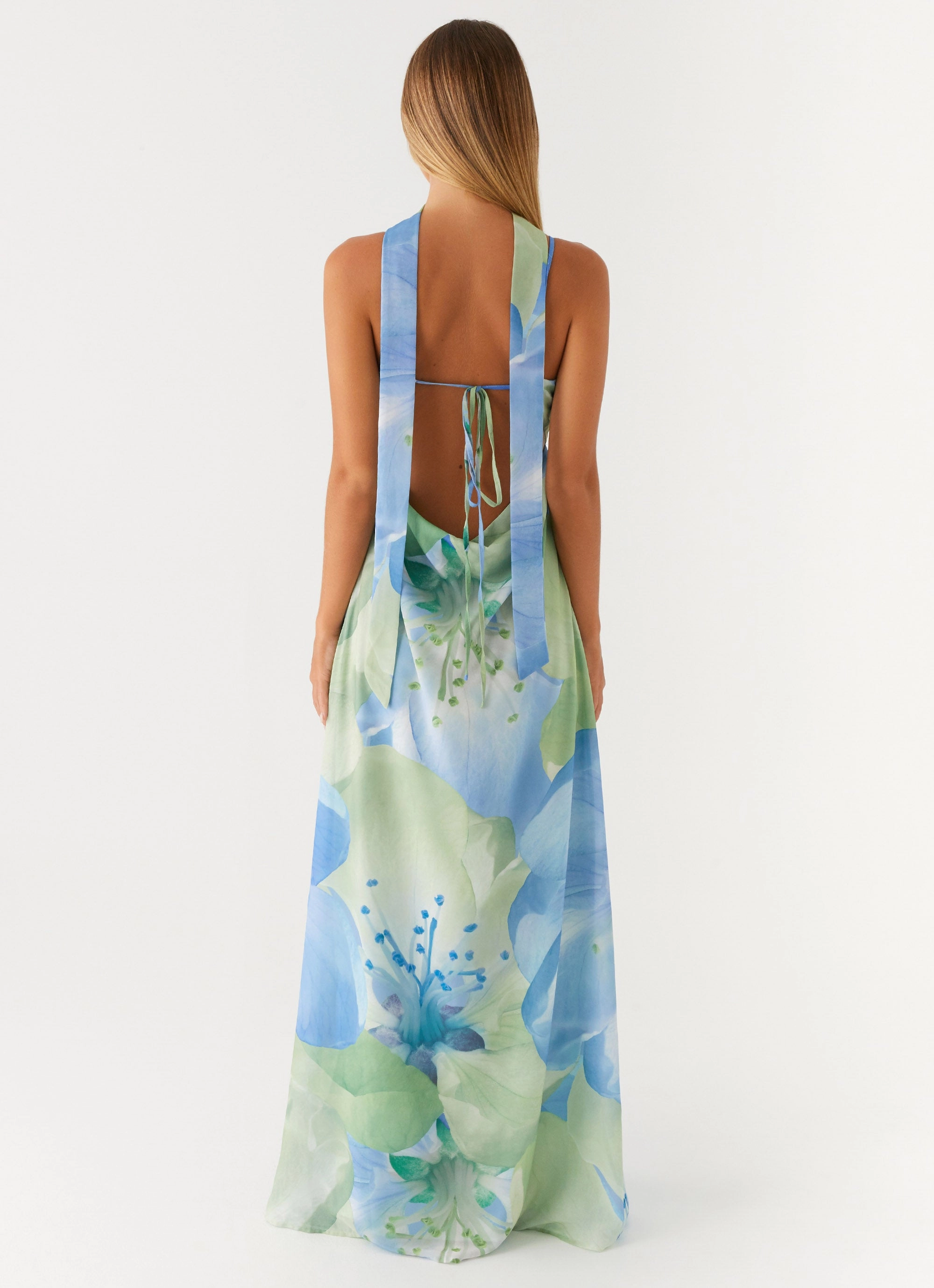 Sanctuary Maxi Dress - Flower Print Fashionable Layer