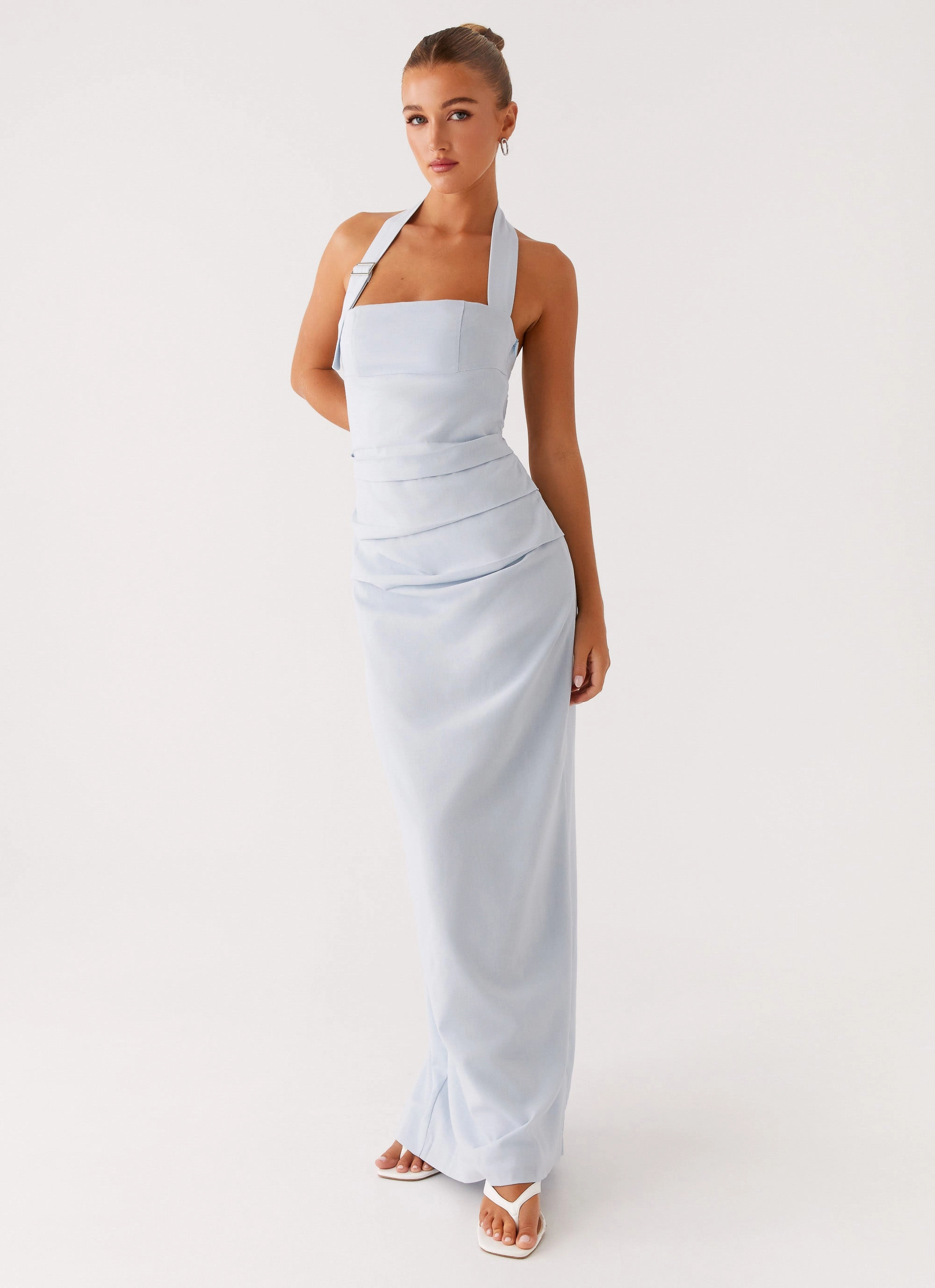 Rumour Has it Maxi Dress - Blue Blush Glow Relaxed Style Wear