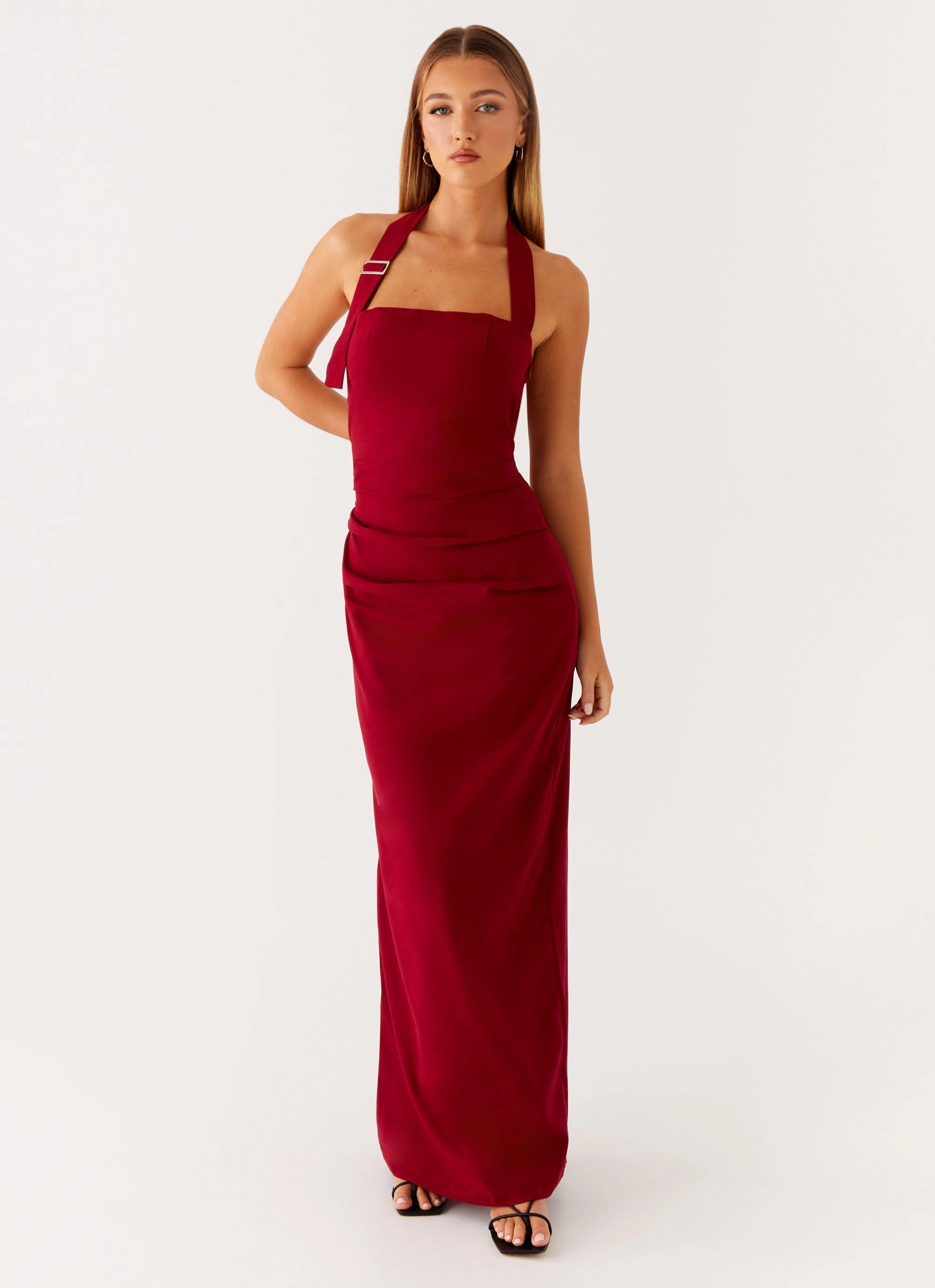 Subtle Flex All Fitwear Rumour Has it Maxi Dress - Red