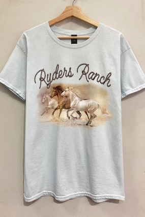 Double Chest Pocket Ryder's Wild Horses Tee S-XL