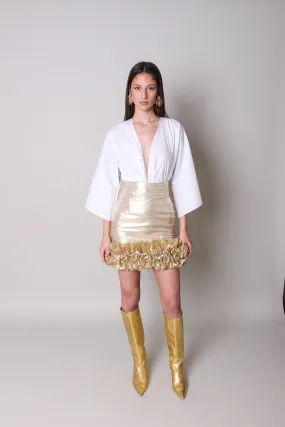 Layered Protection LowProfile Design Sable Chaud Mini Skirt