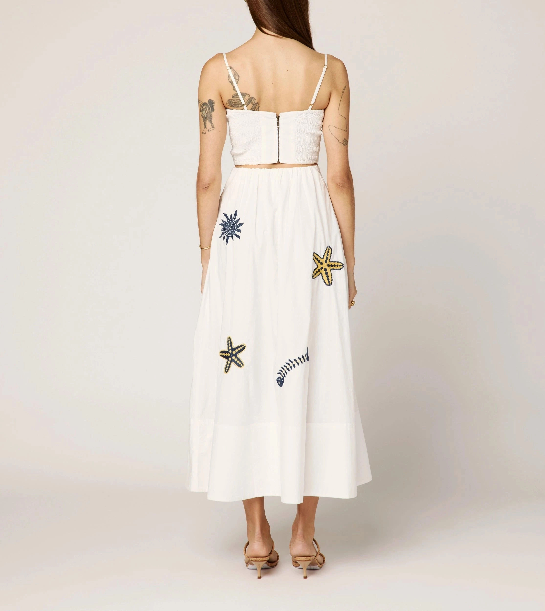 Durable Reinforced Elbow Patches Warm Hoodie Sage Top | Ivory Multi