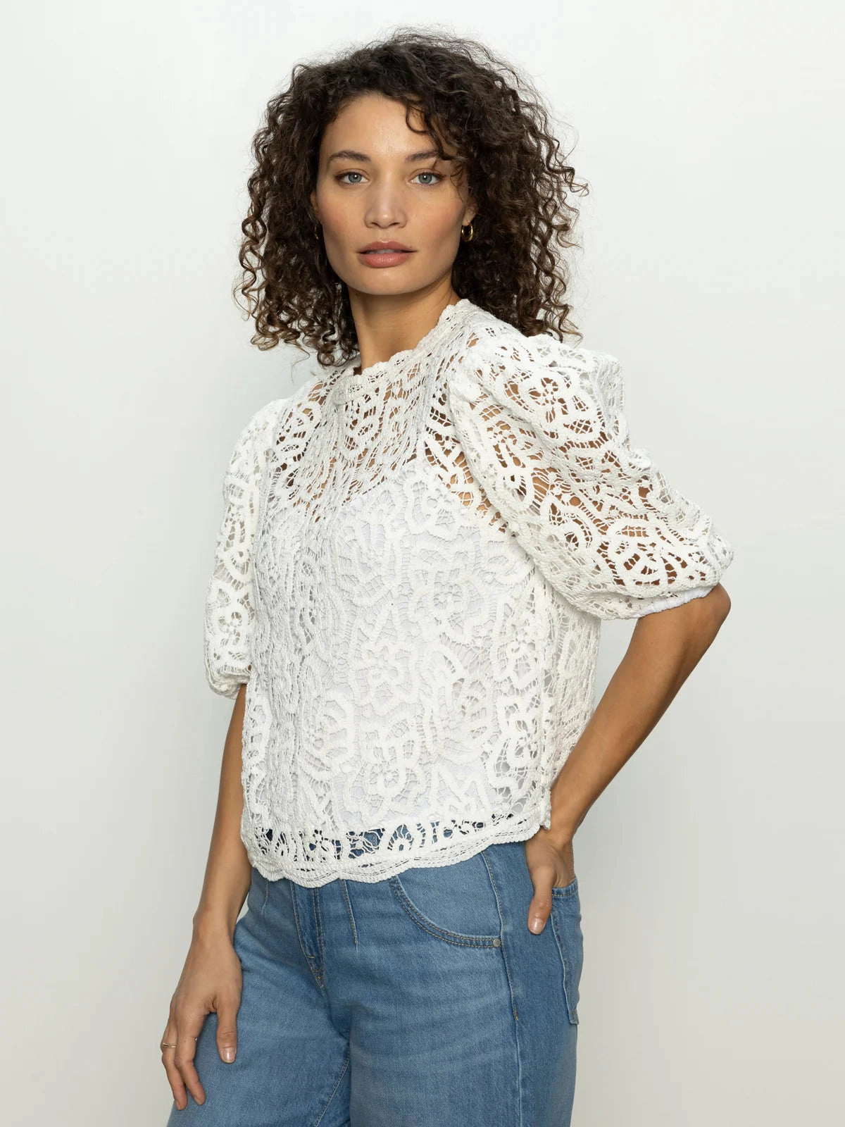 Sanctuary Cherished Lace Tee Sustainable Manufacturing