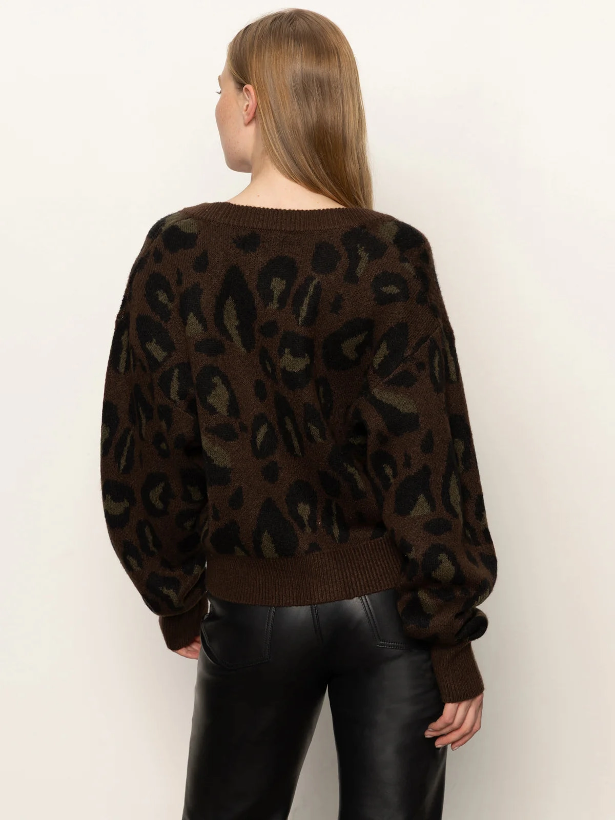 Comfort Stretch Sanctuary Meow Cardi Kitty Camo