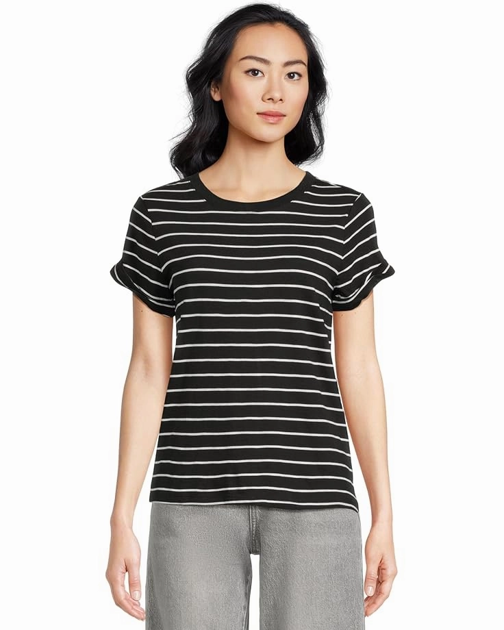 Sanctuary Perfect Tee Remix DoubleStitched Construction DurableReinforcement