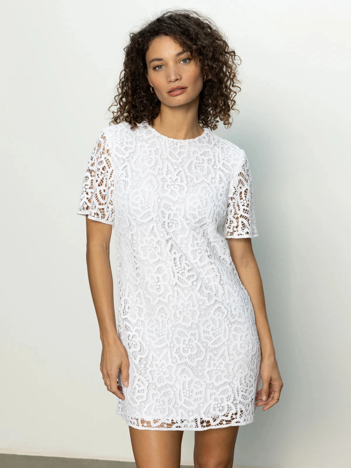Lightweight-Lining Sanctuary The Wanderer Lace Dress White