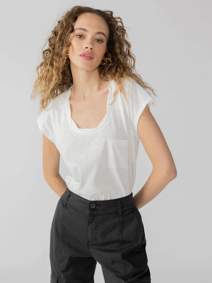 Sanctuary Traveler Twist Tee HiddenStoragePocket