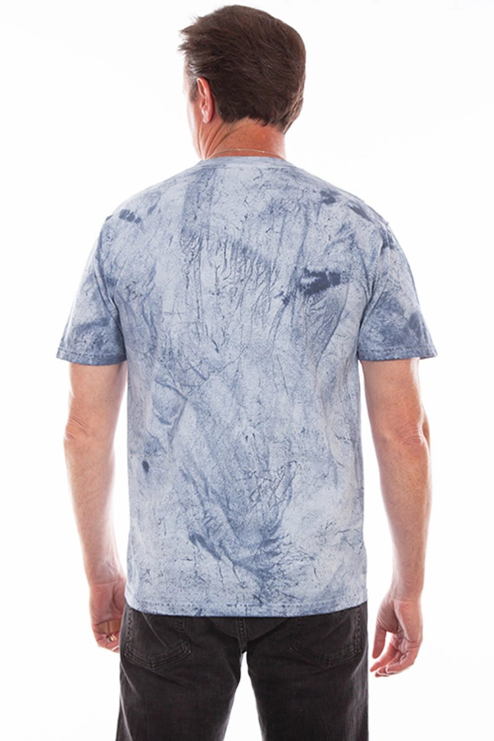 Scully Mens Ocean Mist Blue 100% Cotton S/S T-Shirt Cool Fit