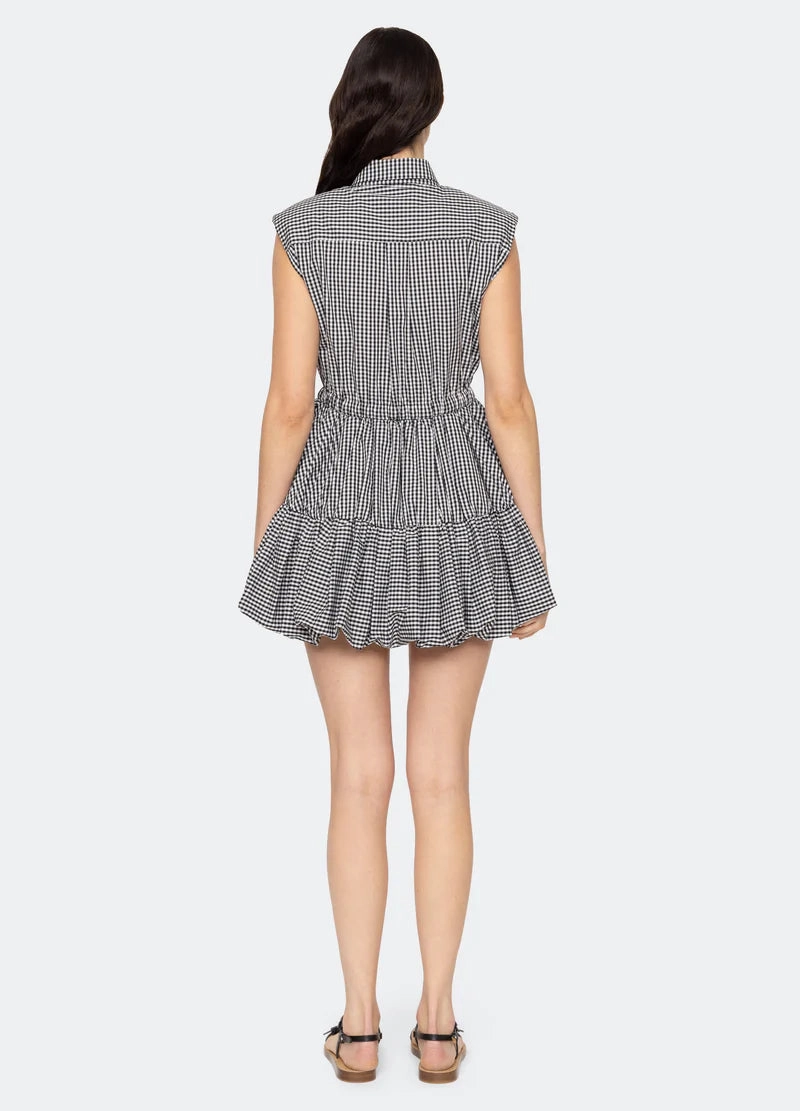 Dreamy Simplicity Cloud Light SEA NY Neci Gingham Bubble Dress