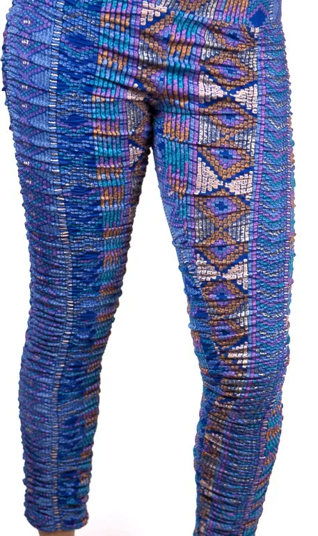 Ruched Print Legging Daily Style Flat Seams