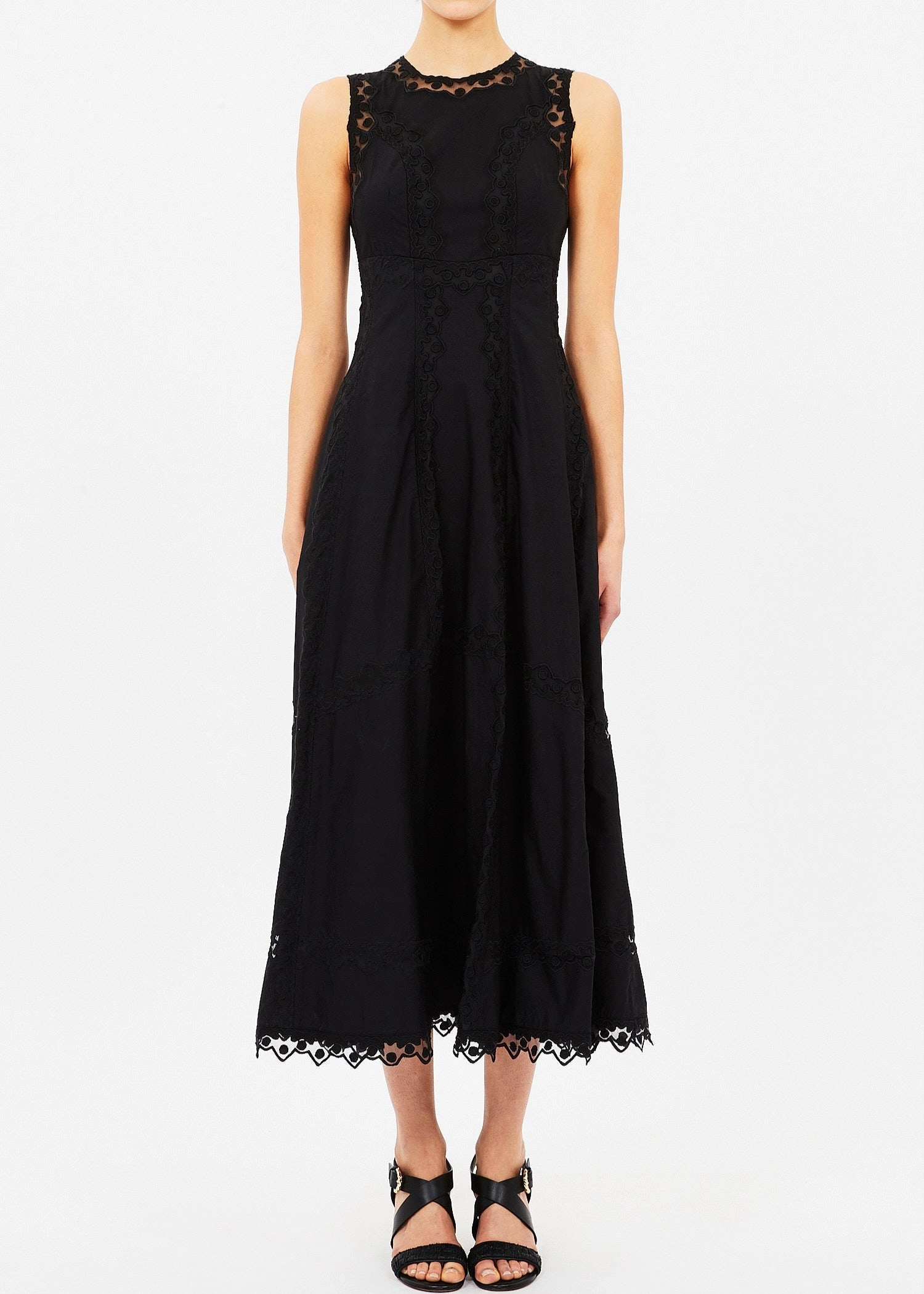 Ulla Johnson Anela Sleeveless Midi Dress Soft Fit Wear