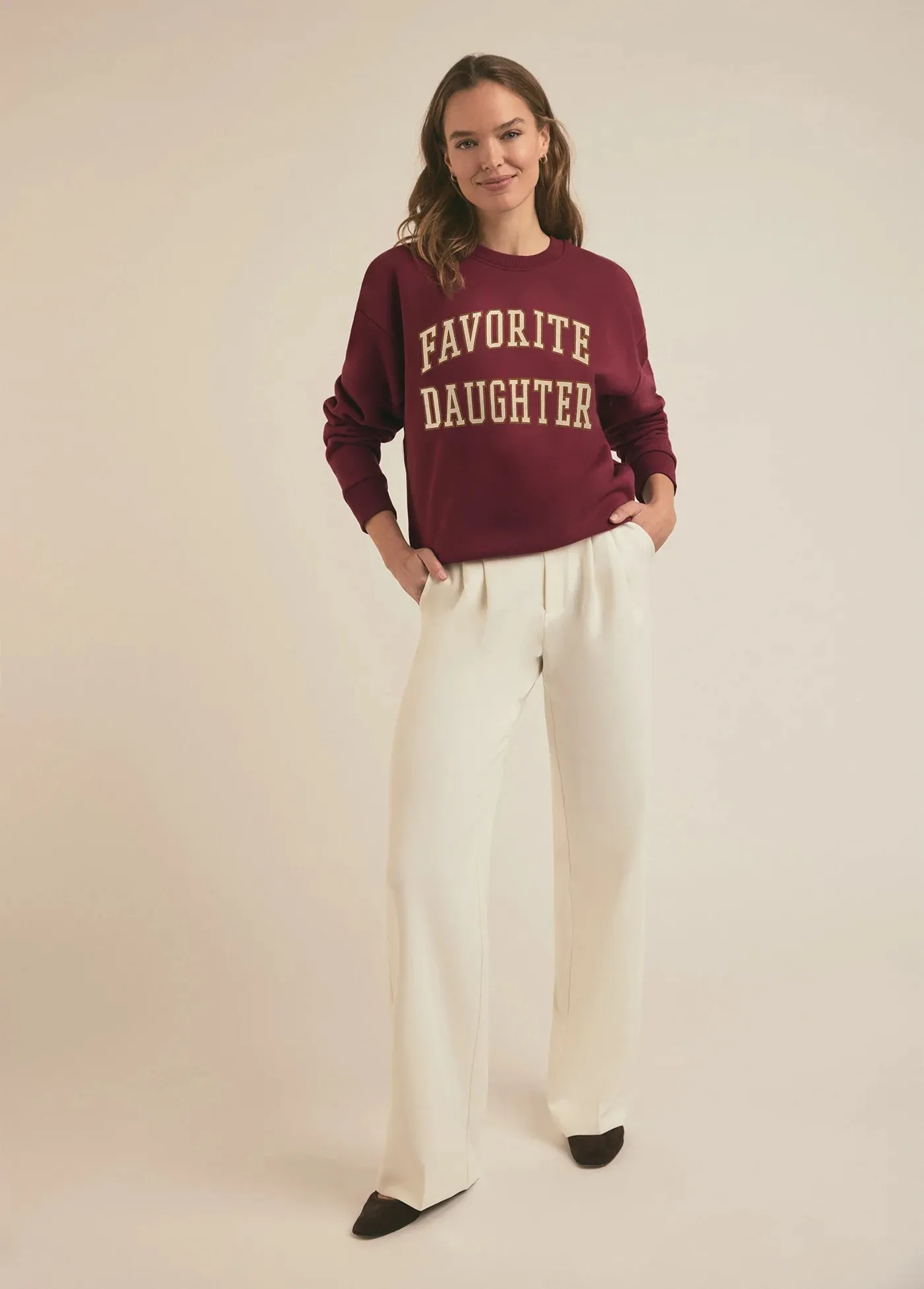 Favorite Daughter Collegiate Sweatshirt UVProtective Coating