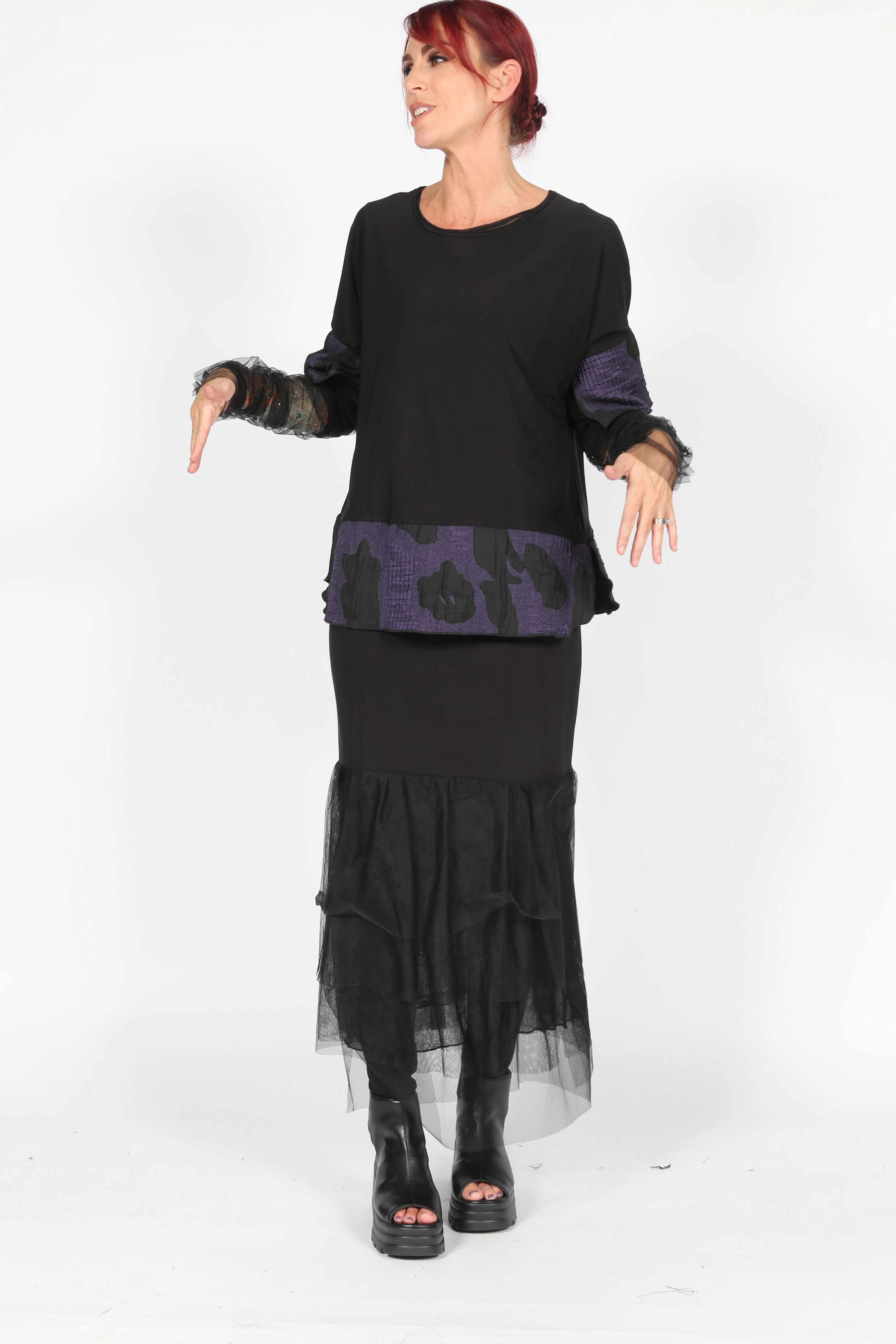 TEE TOP Ethically Sourced Material Interlock Stitching