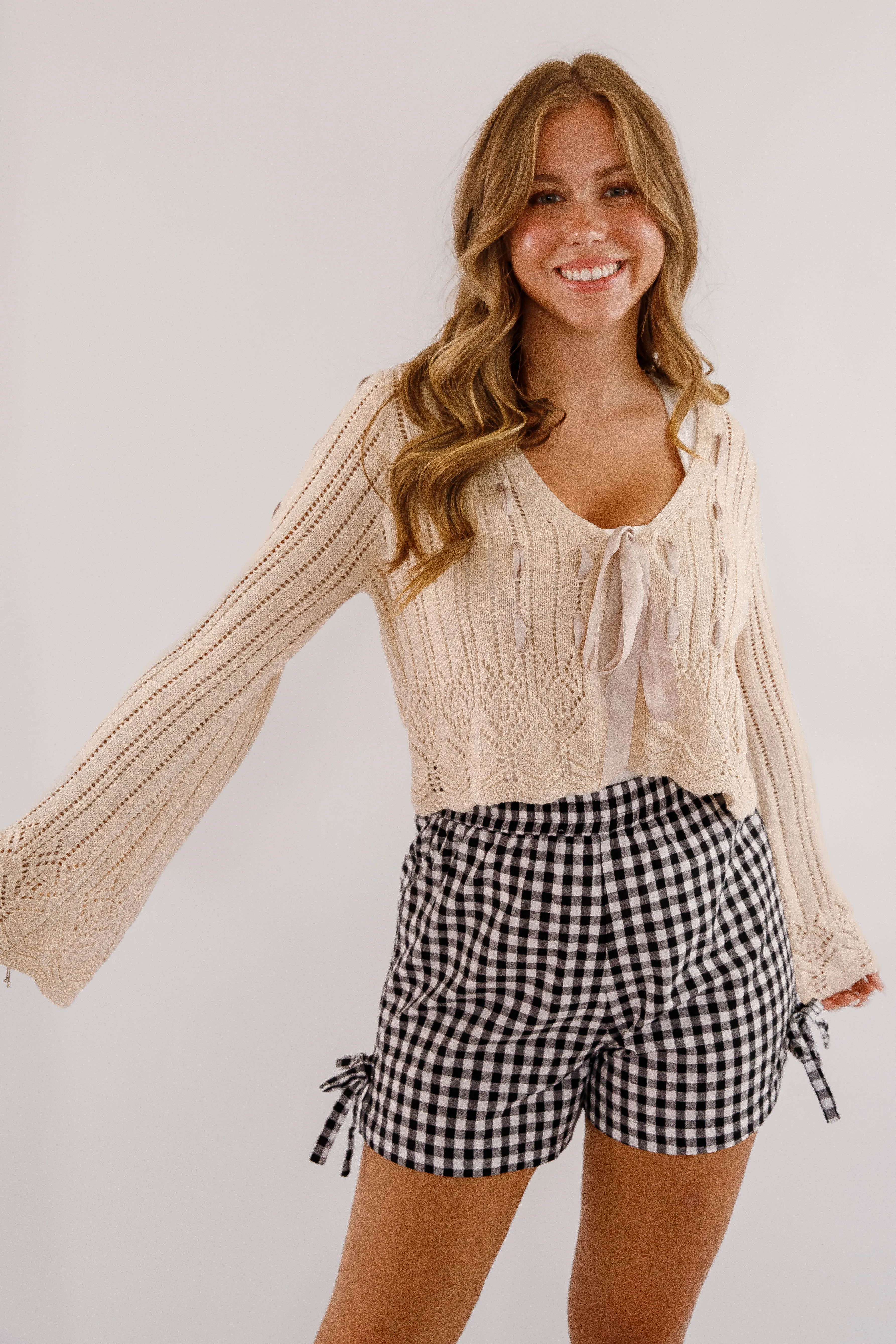 Second Nature Cardigan Airflow Weave Pattern