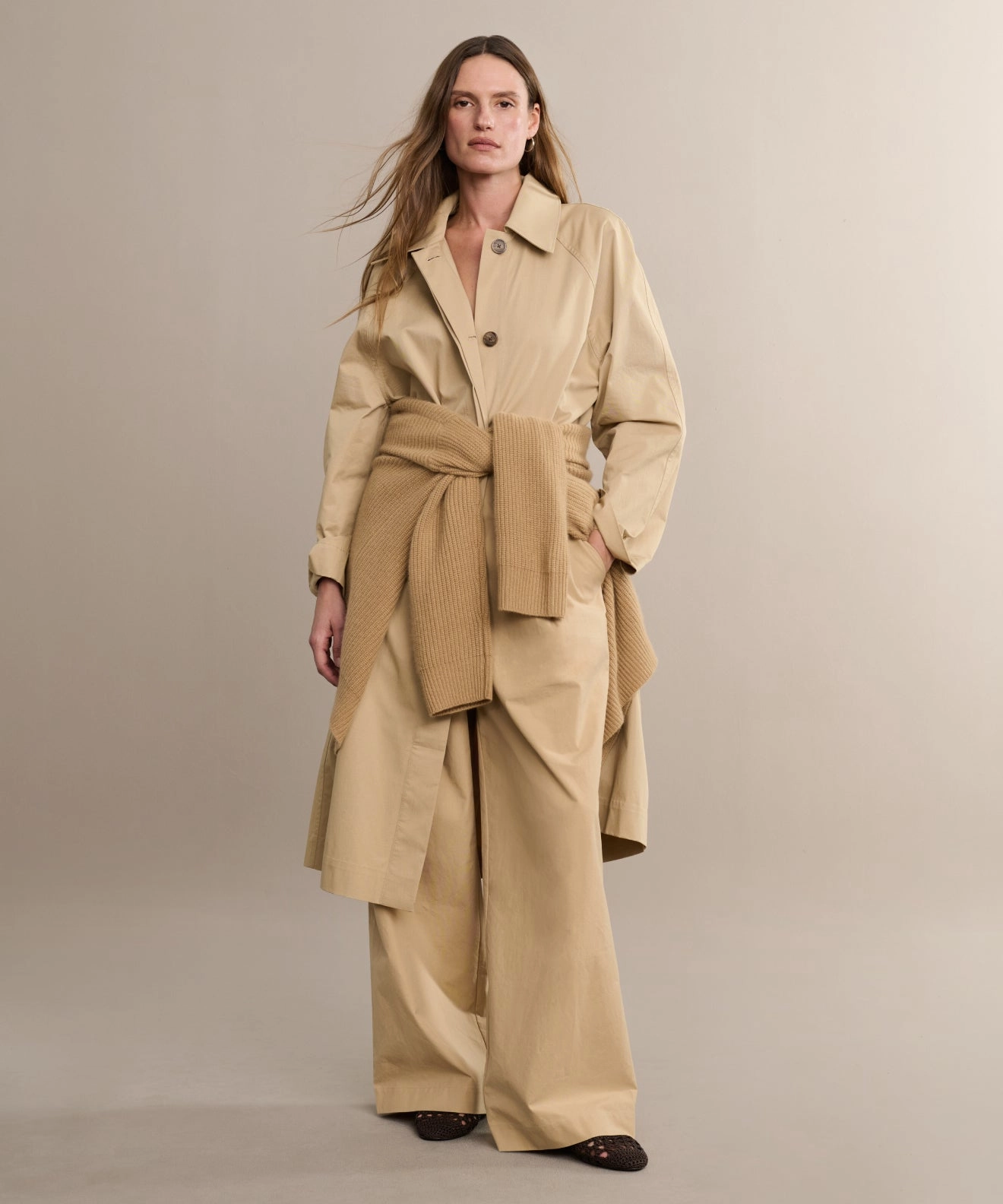 Leo Trench Coat Flexible Comfort