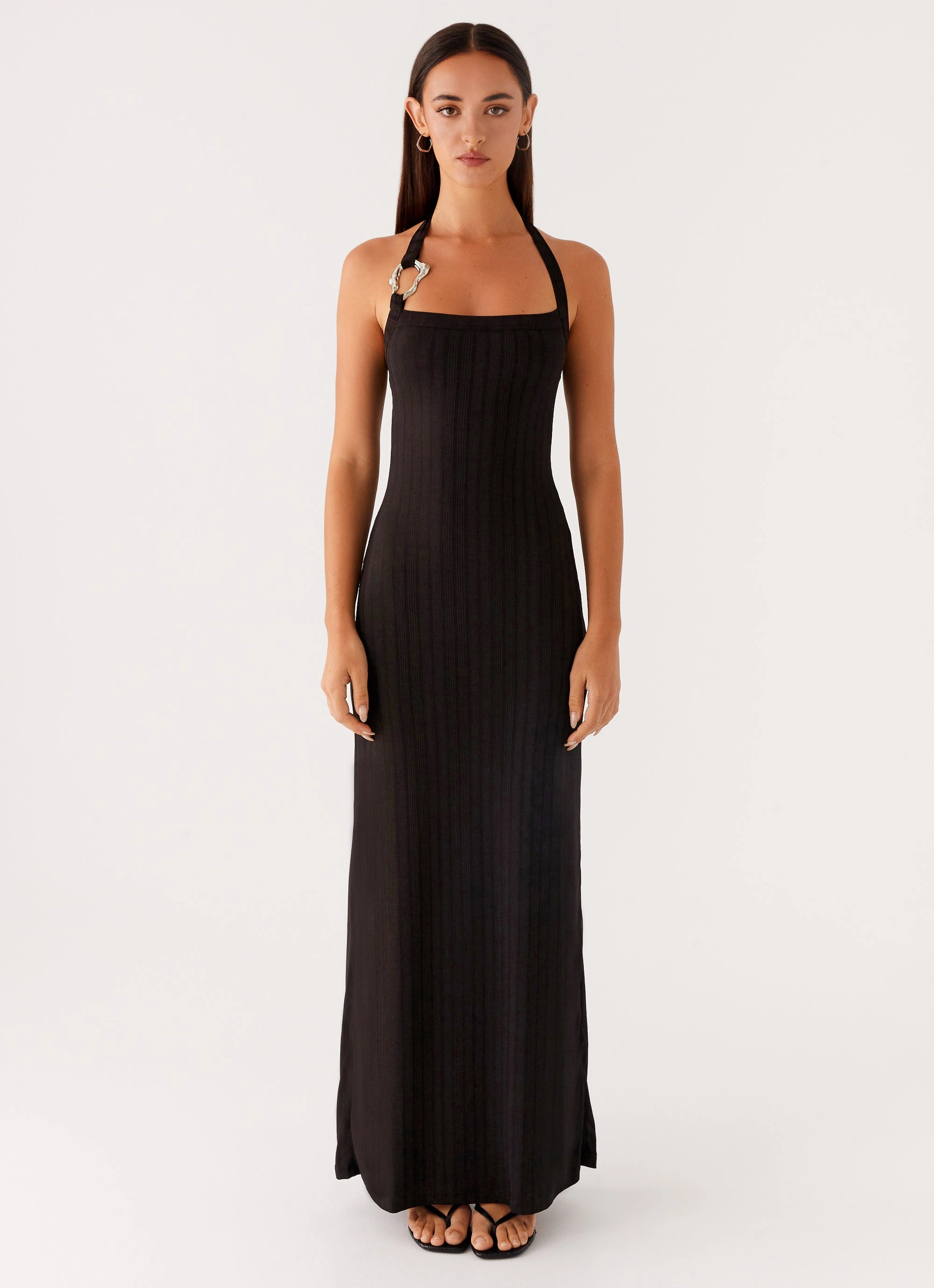 Tailored Piece Selene Maxi Dress - Black