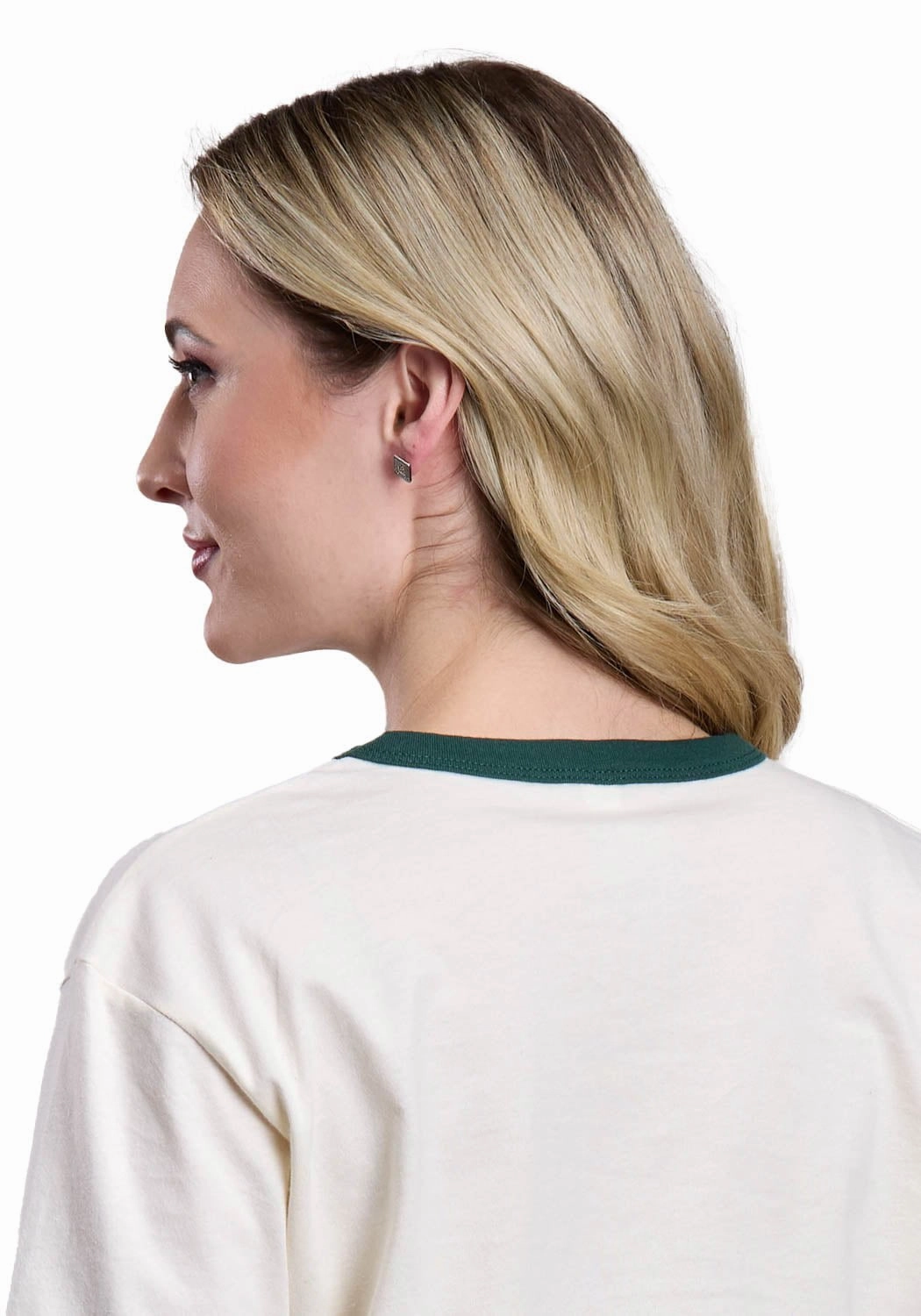 Tin Haul Womens Green Succulents Anvil Logo Natural 100% Cotton S/S T-Shirt Lightweight Weave Mountain Retreat