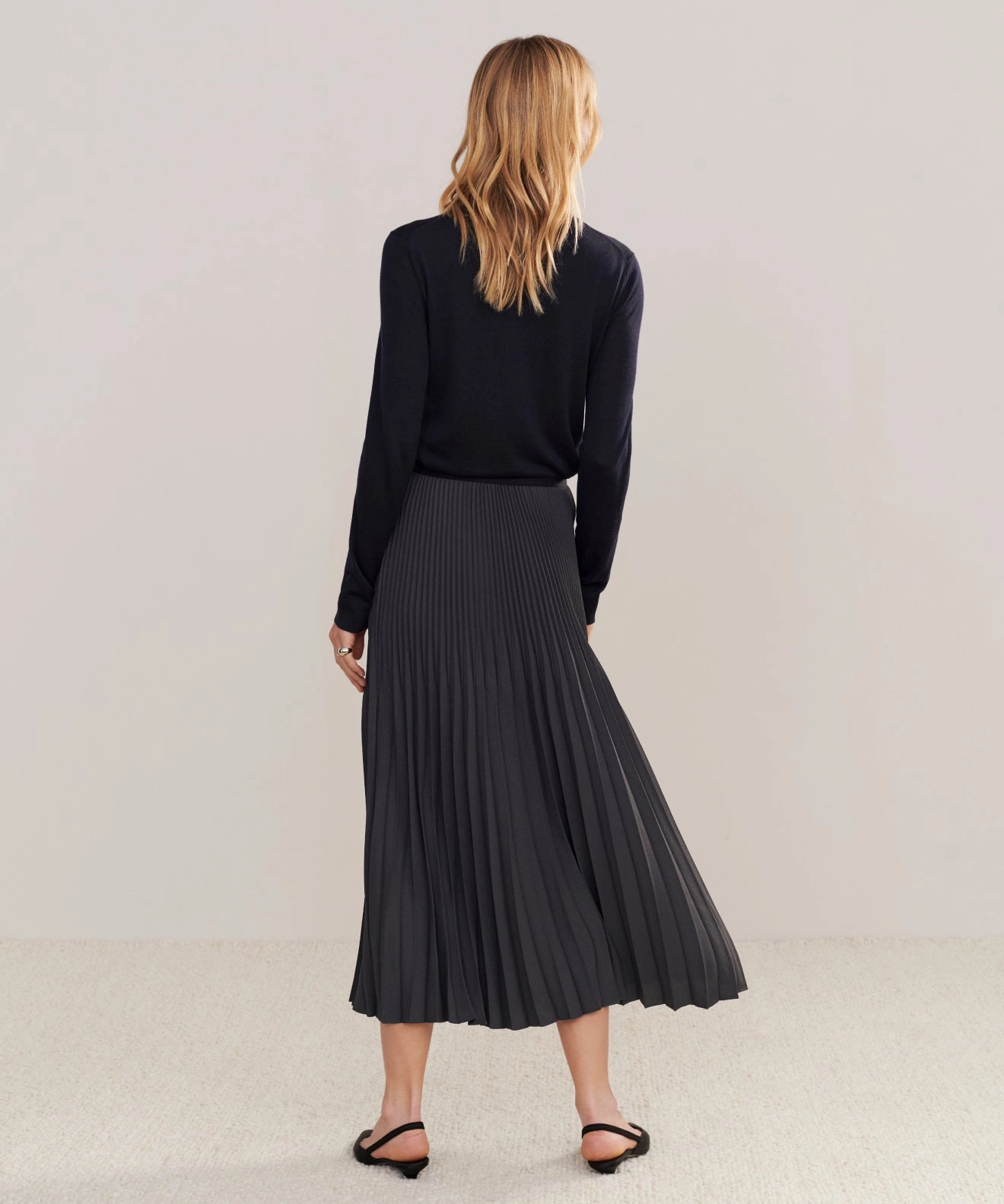 Pleated Skirt Cool Weather Reinforced Pockets