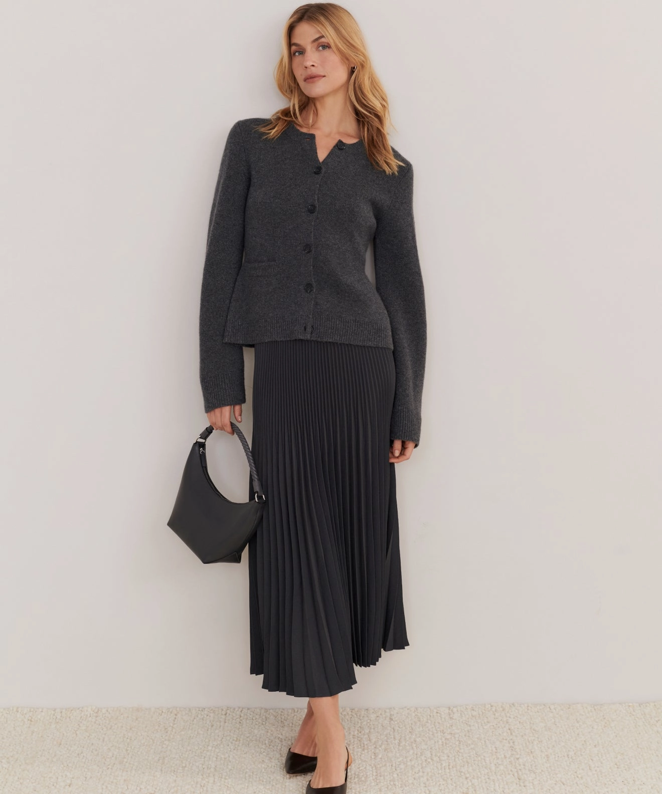 Core Comfort Everyday Flex Pleated Skirt