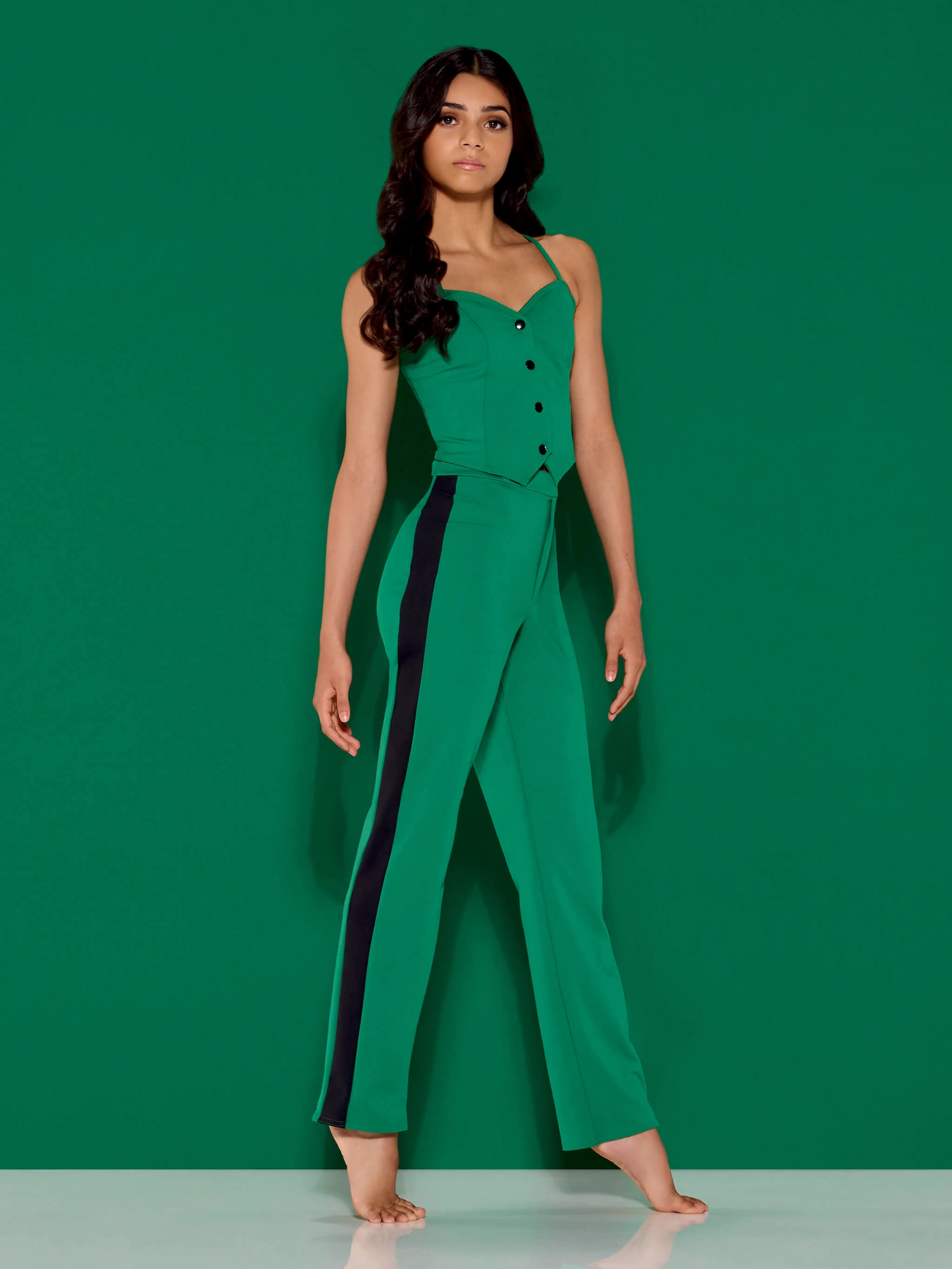 Neutral Tone Colorfast Guide Walk The Line - Striped Pant