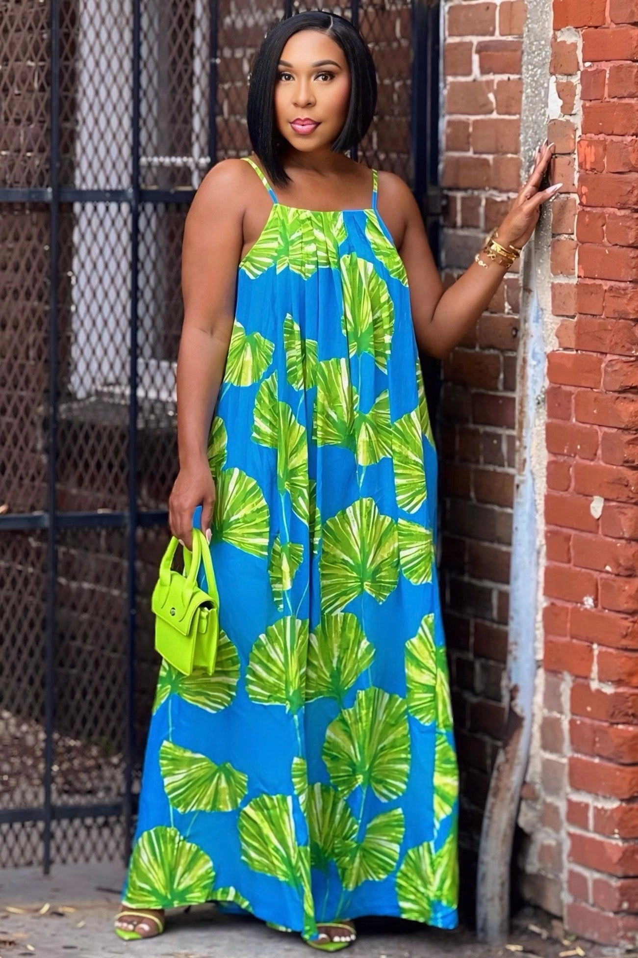Feminine Style Shawanna Island Glow Maxi Dress