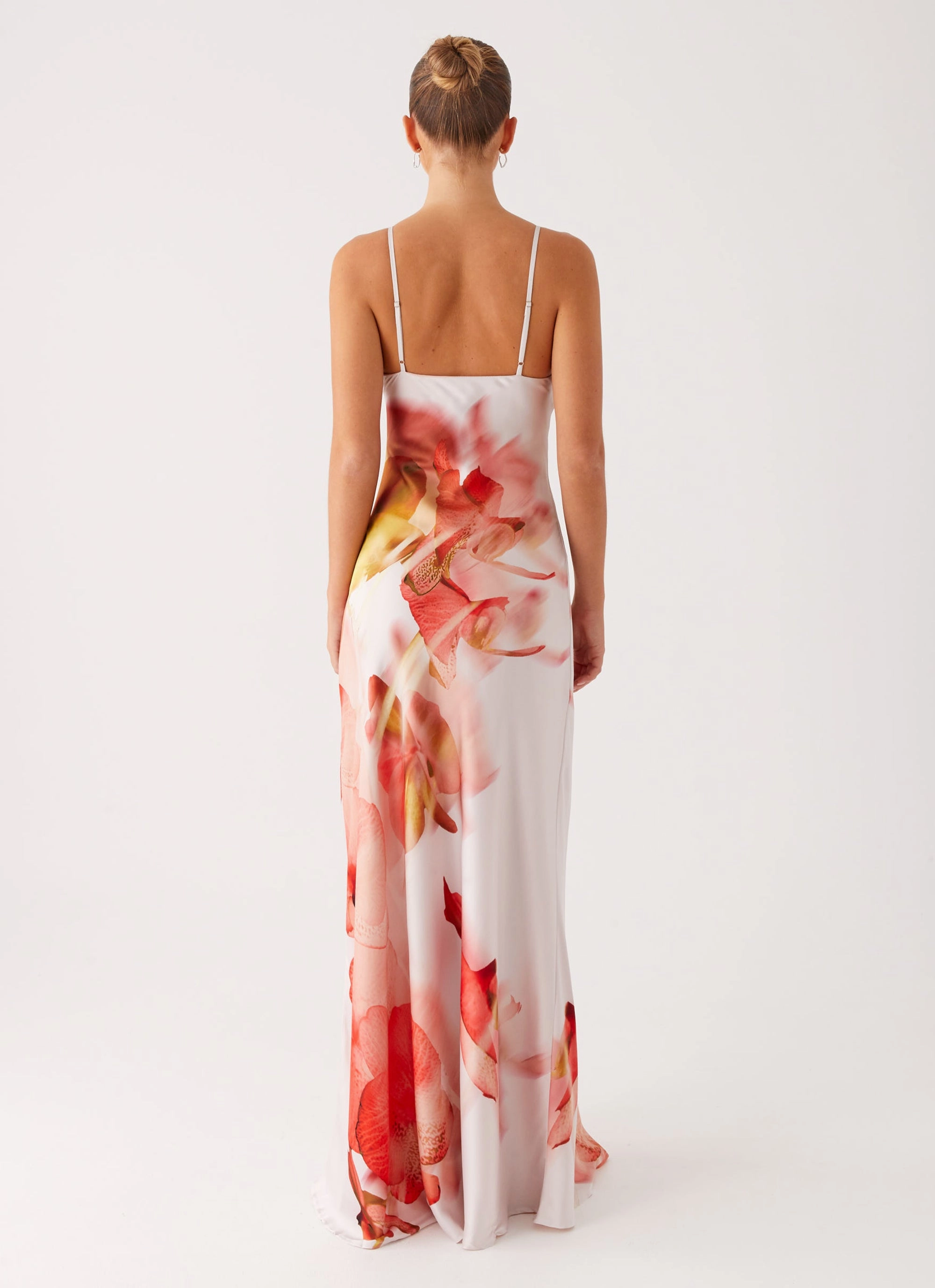 Pacha Maxi Dress - Peach Rose Fit Base Refined Feel