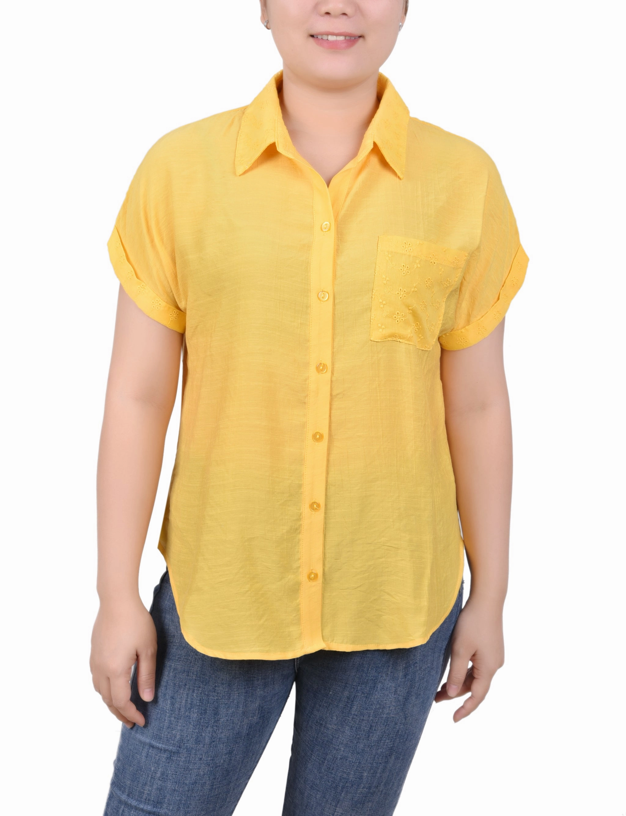 EthicallySourcedMaterial Short Extended Sleeve Blouse