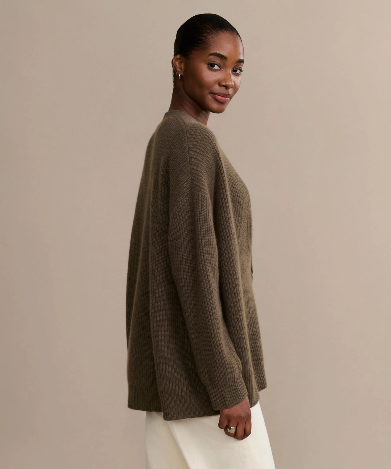 Layer Comfort Fresh Trend Cashmere Cocoon Cardigan