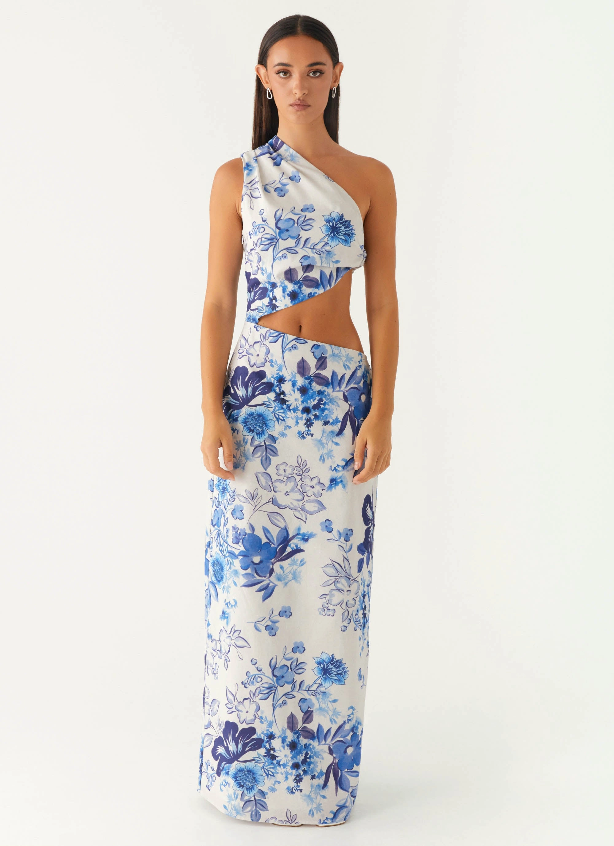 All-Occasion Look All Summer Long Maxi Dress - Serene Sky Floral