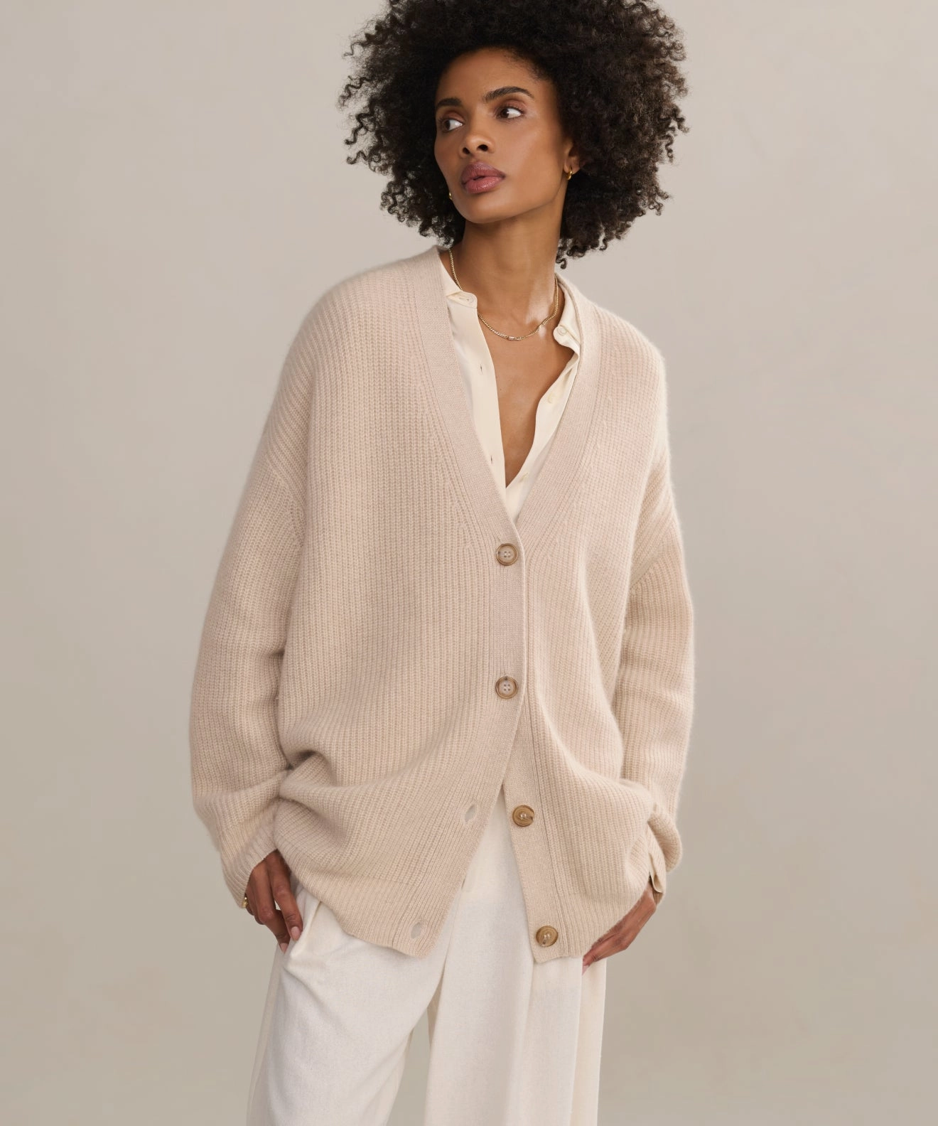 Tagless Collar Layered Sleeve Silk Sloane Shirt