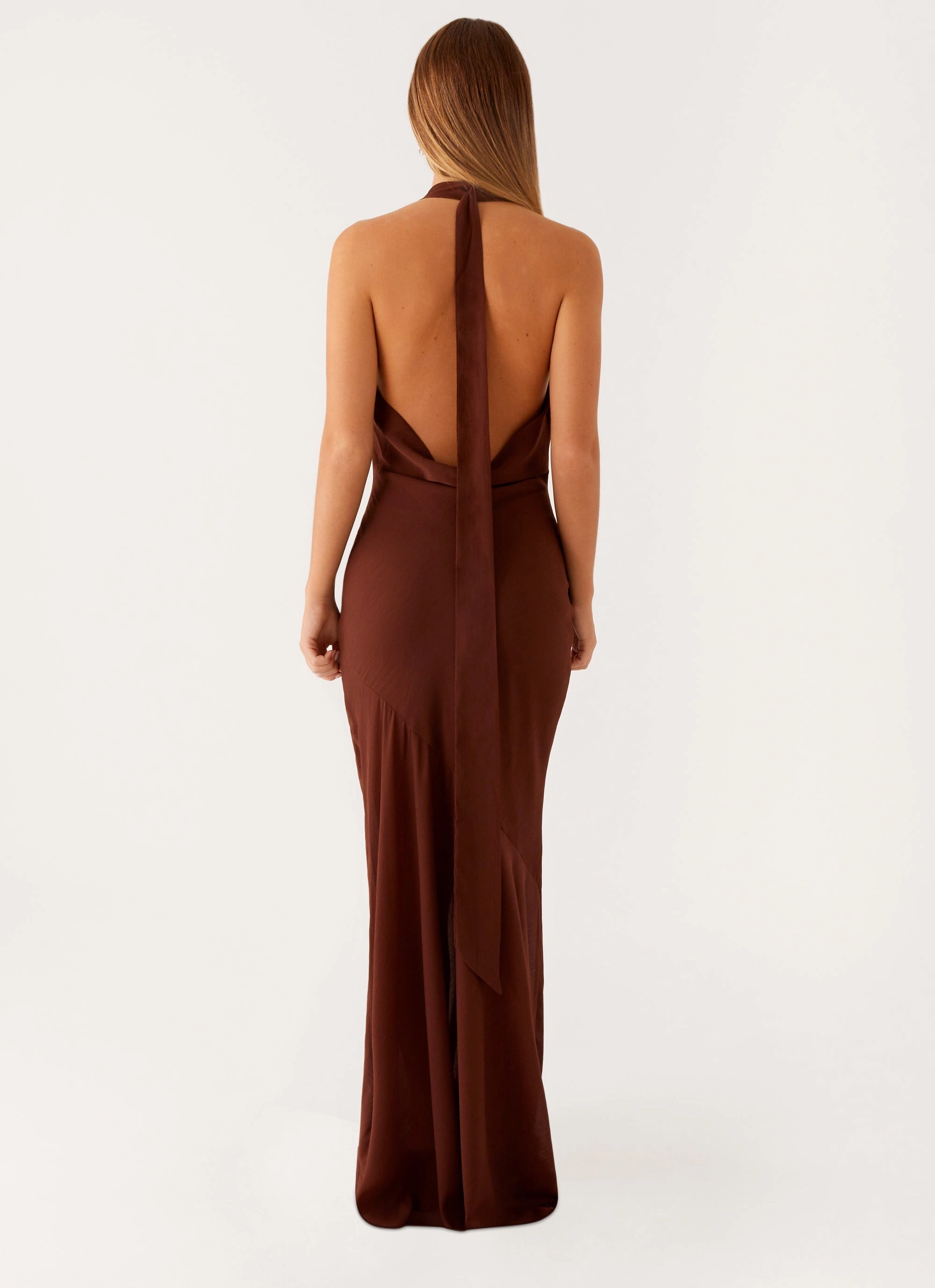 Birthday-Celebration Classic Line Sullivan Maxi Dress - Chocolate
