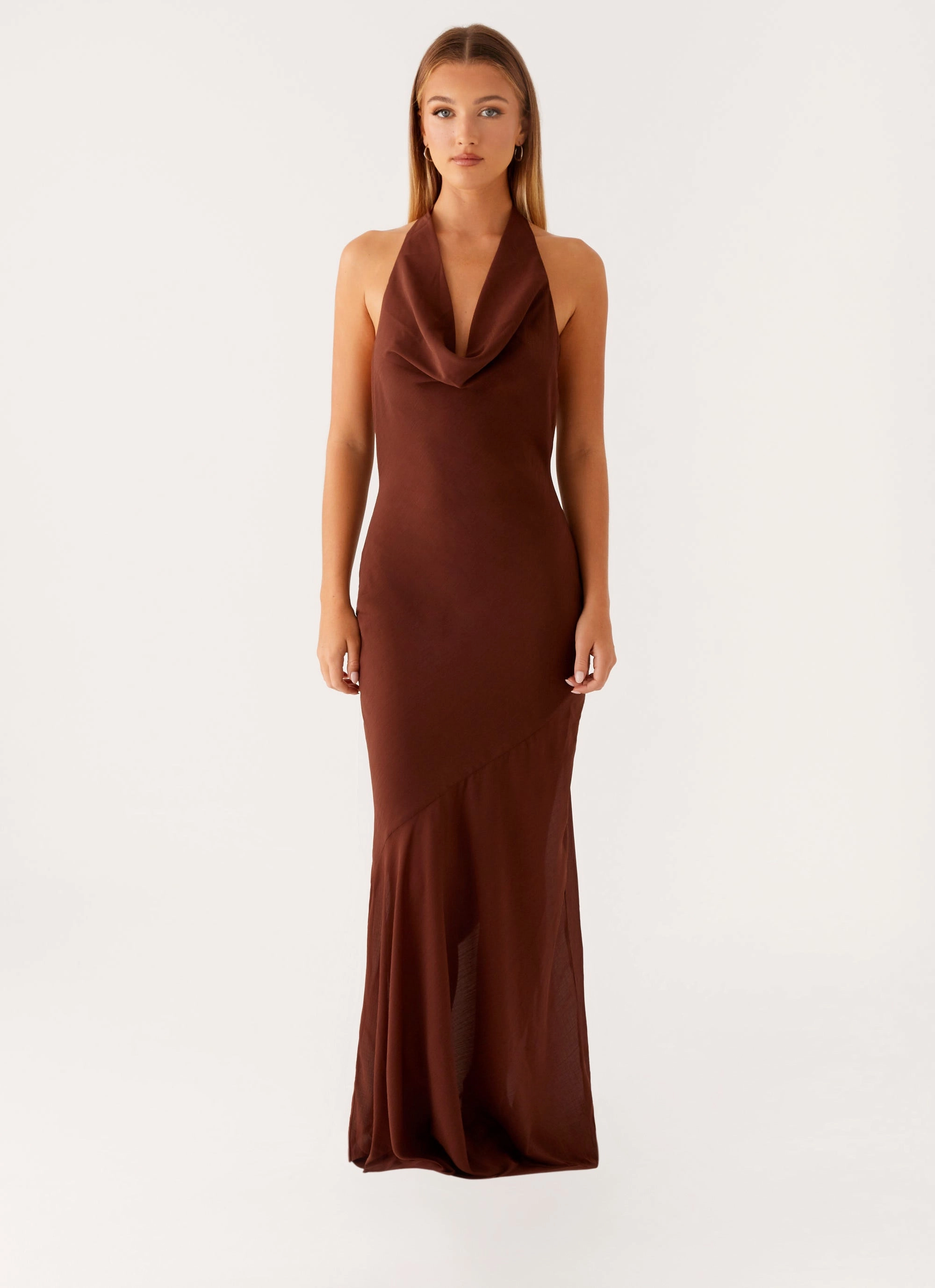 Sullivan Maxi Dress - Chocolate Classic Motion