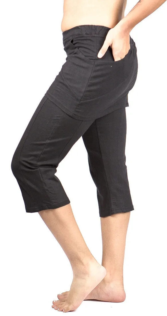 Soft Interior Skirted Yoga Pants
