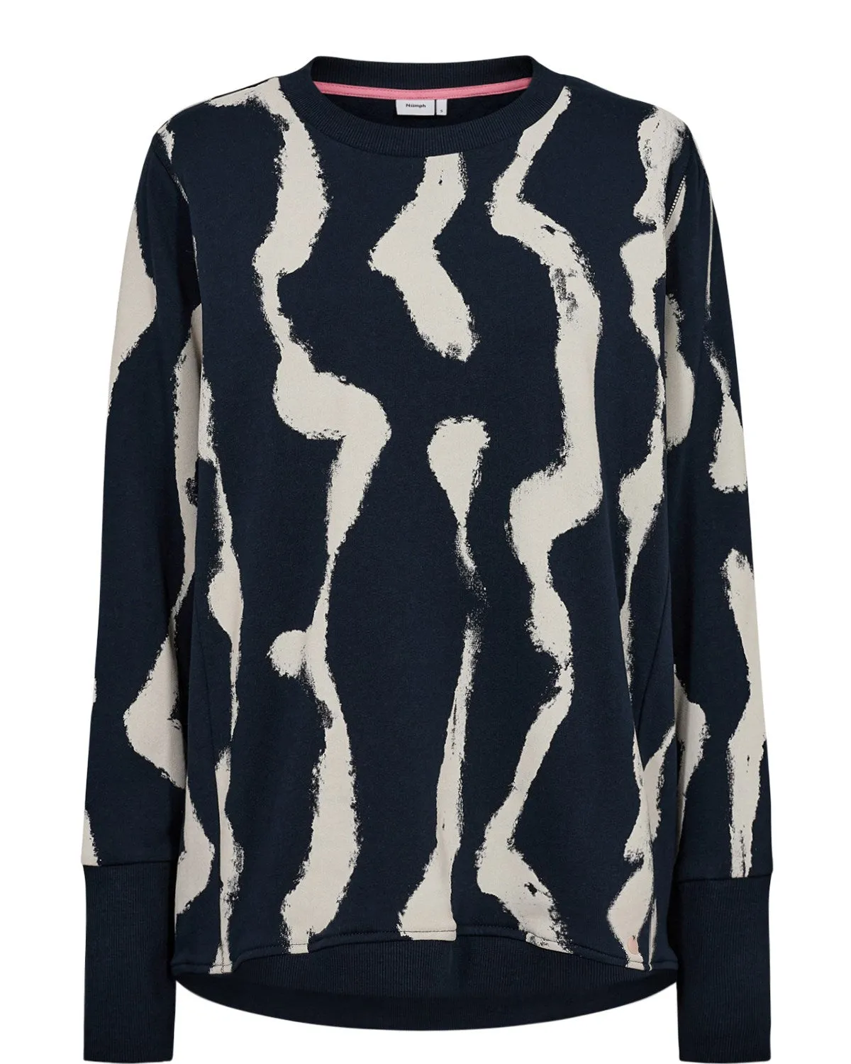 NUNIKOLA STROKES SWEAT - Pristine Chill Fit Design Knit texture