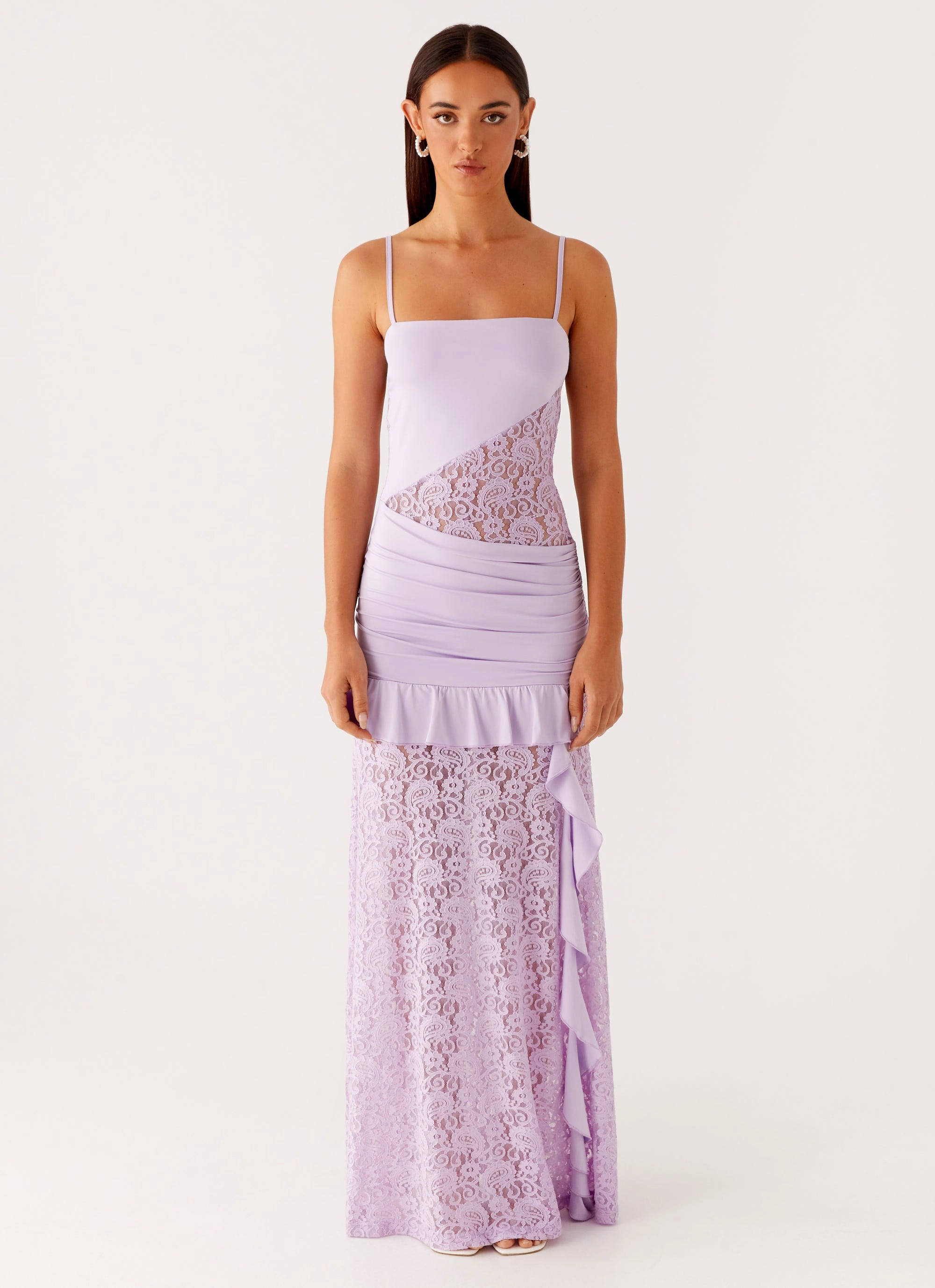 New Romance Maxi Dress - Lilac Airy Layer Fresh Energy