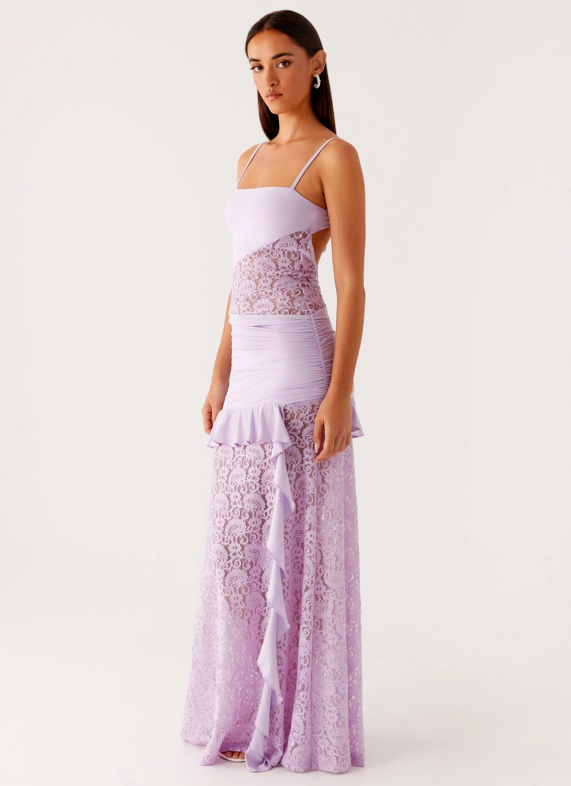 New Romance Maxi Dress - Lilac Collared Grab Now