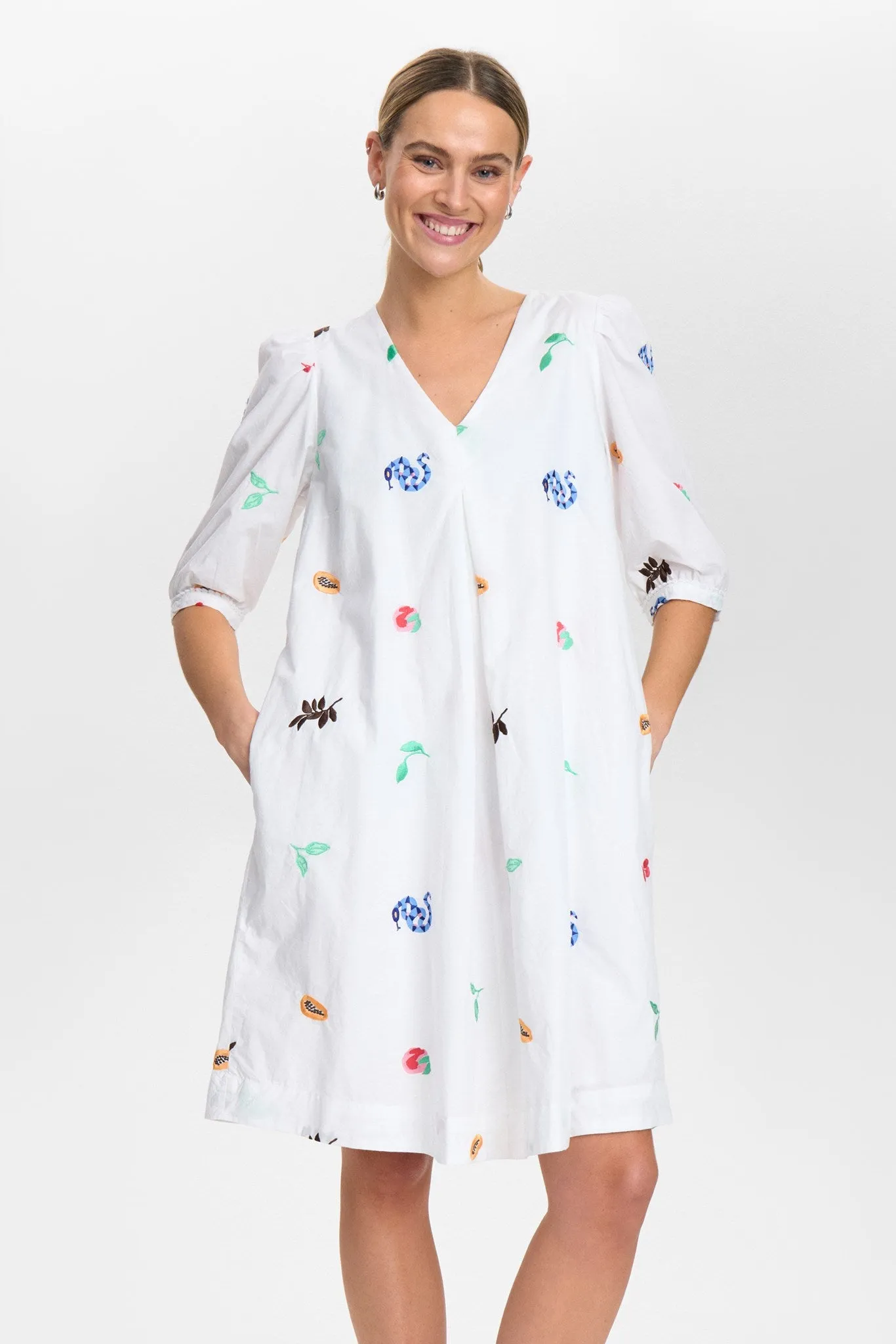 NUVALENTINE DRESS - Bright White Soft Appeal Subtle Touch