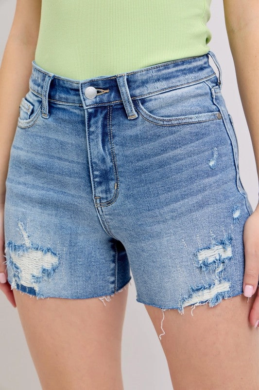 garden party August High Waist Shorts S-XL