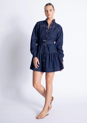 Fit For All Slim Touch Saraswati Denim Mini Dress